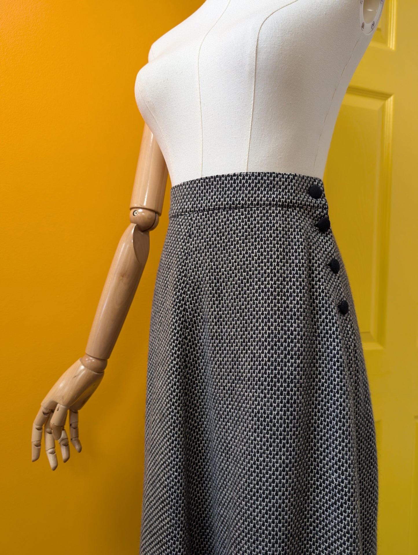 1980s St Michael pure new wool skirt suit - S/10