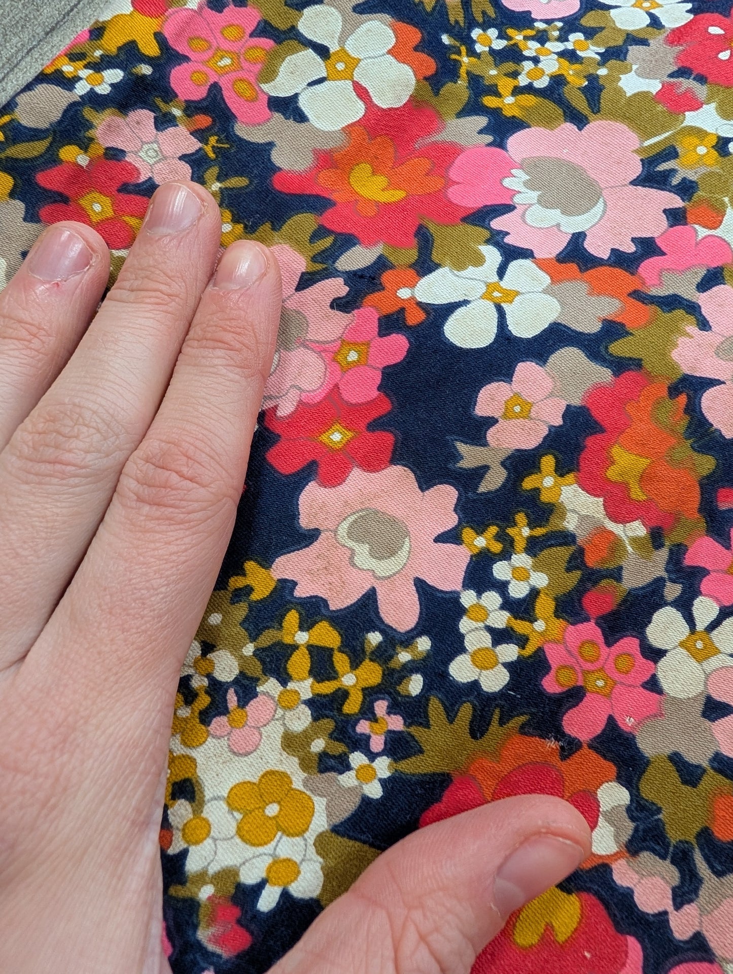 60s/70s St Michael cotton maxi dress - S/10