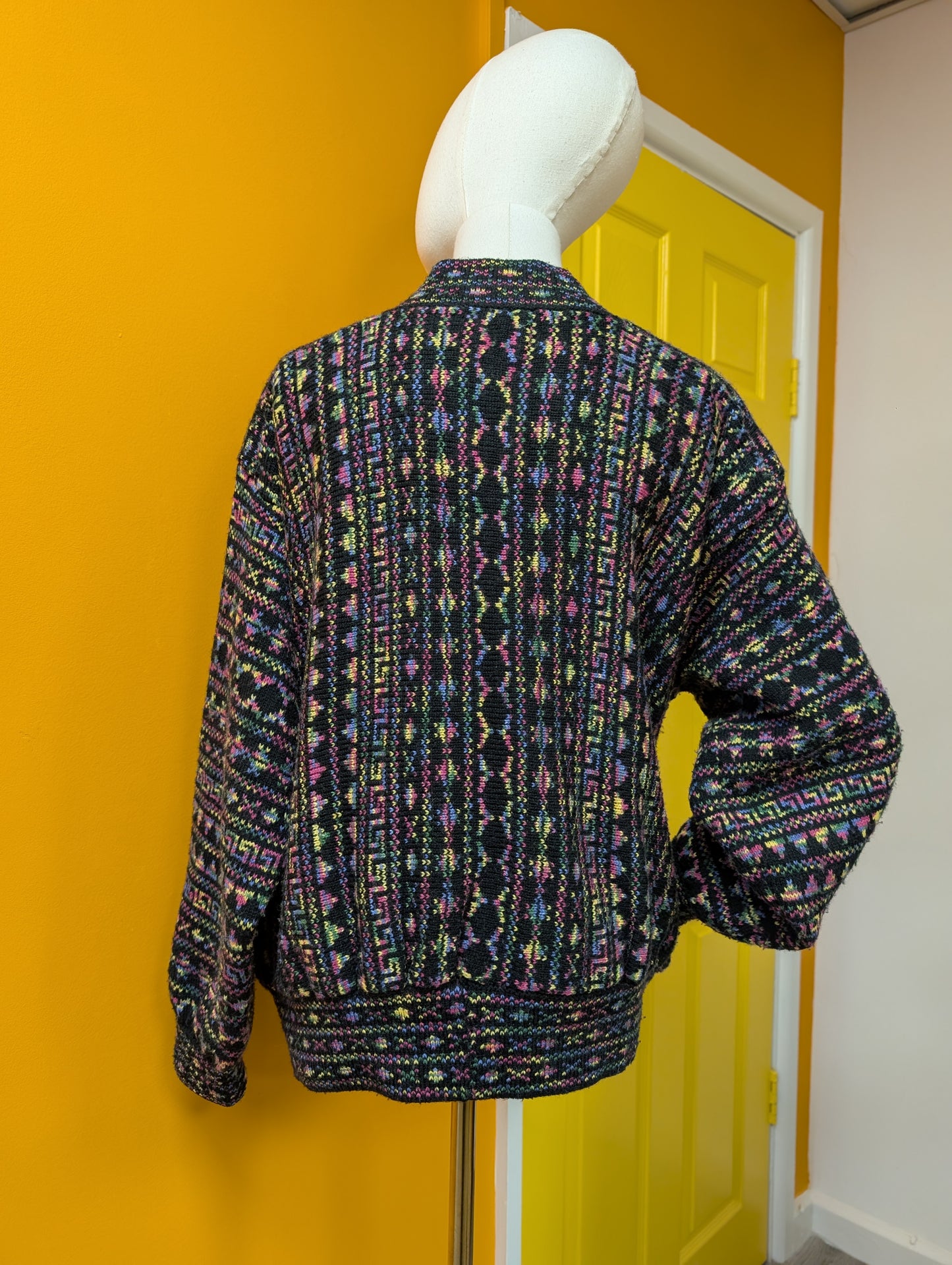 1980s cardigan - L
