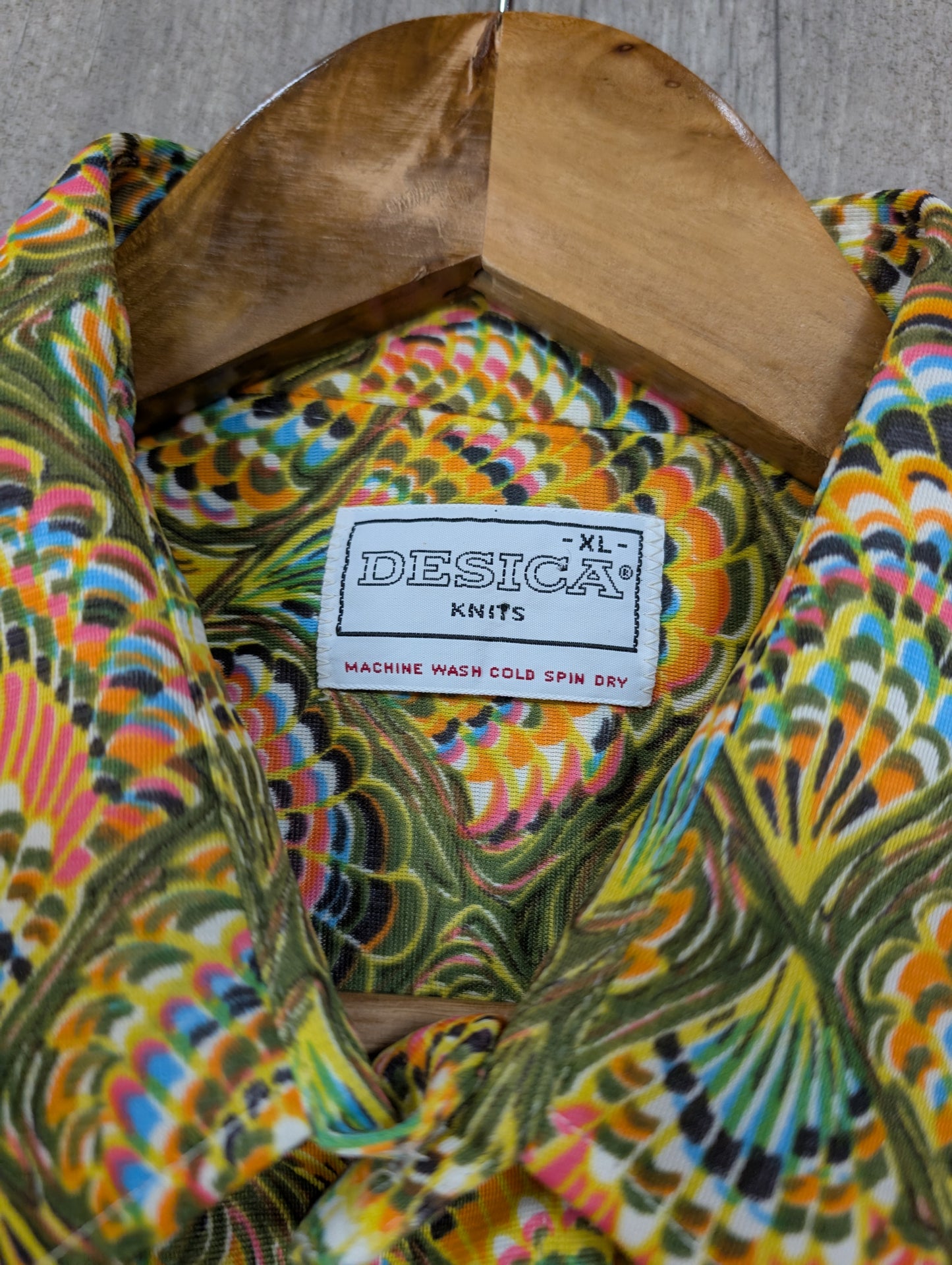 1970s Desica psychedelic shirt