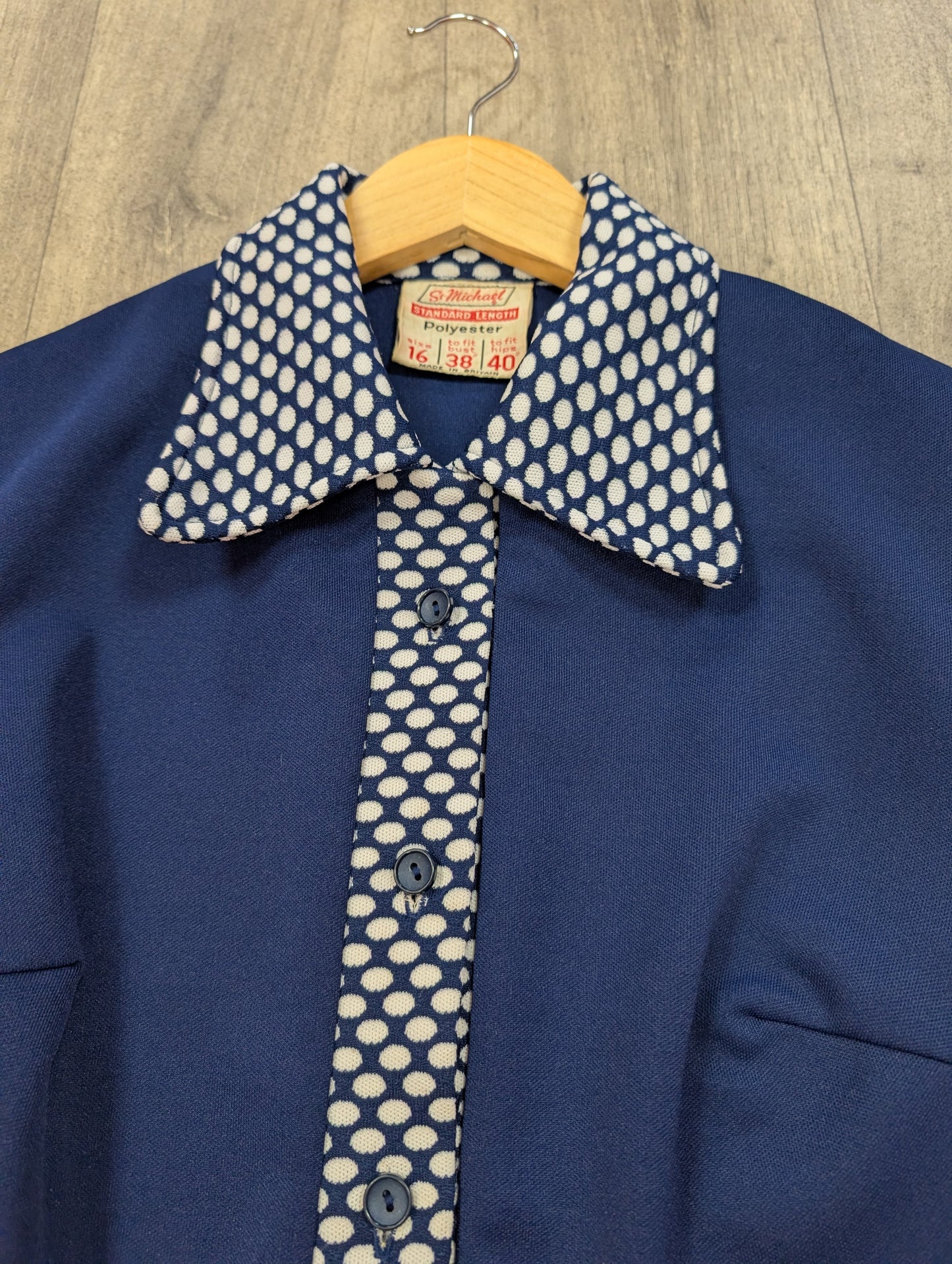 1960s St Michael dress & belt - M/12/14