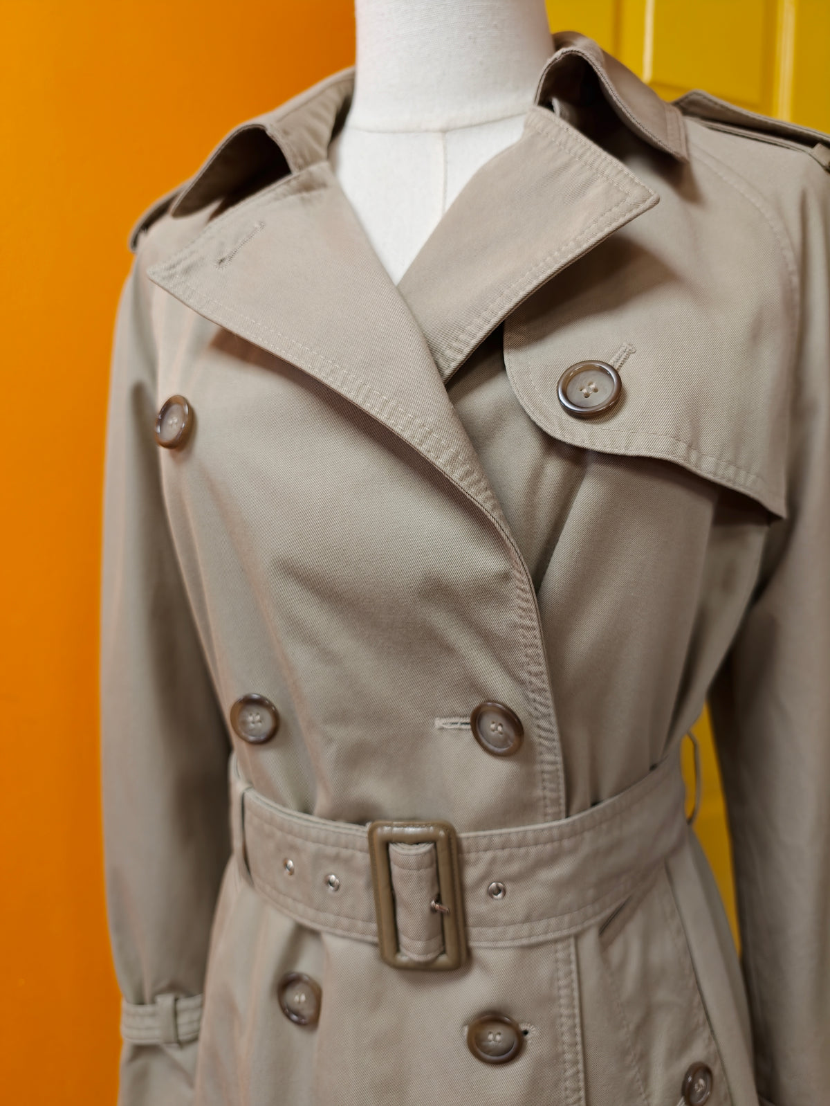 1980s St Michael trench coat - S