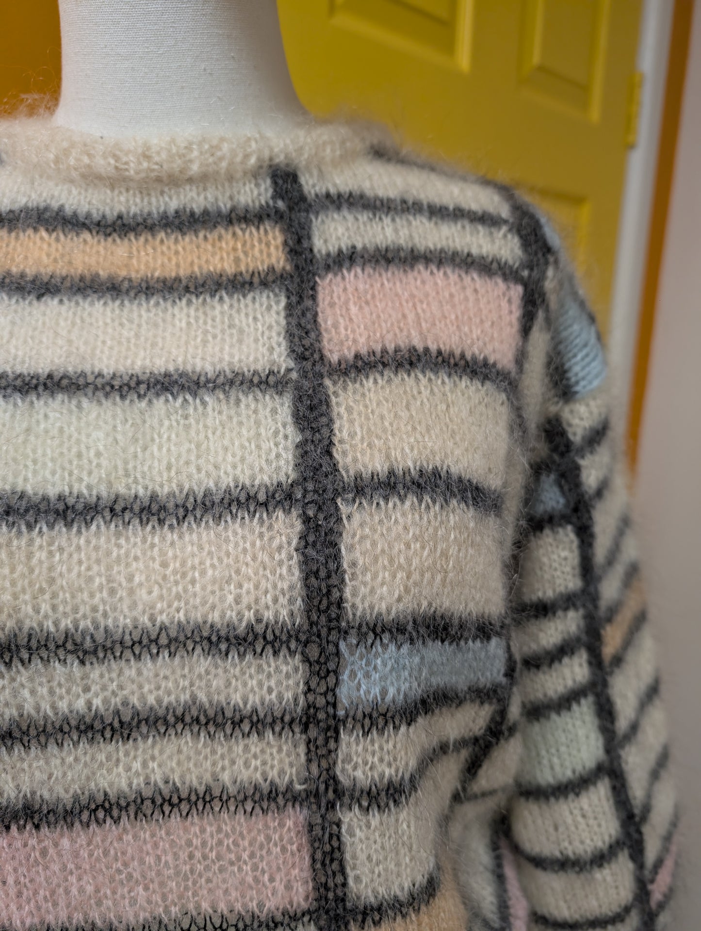 1980s Manhattan mohair/wool blend jumper - S/M
