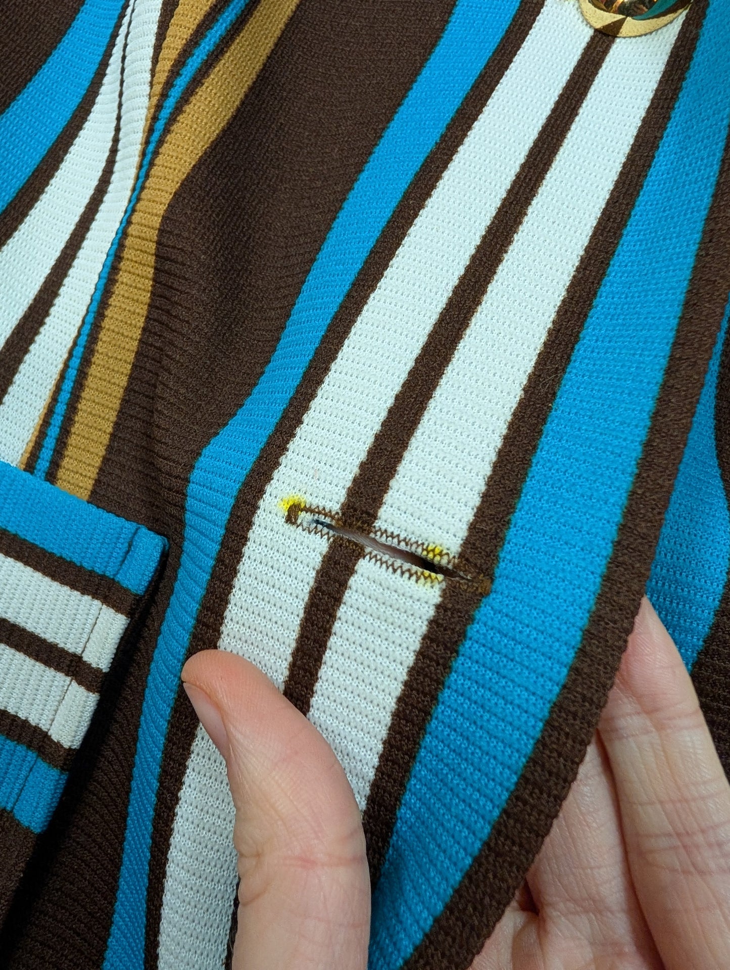 60s/70s Peter Shires striped jacket - S/10
