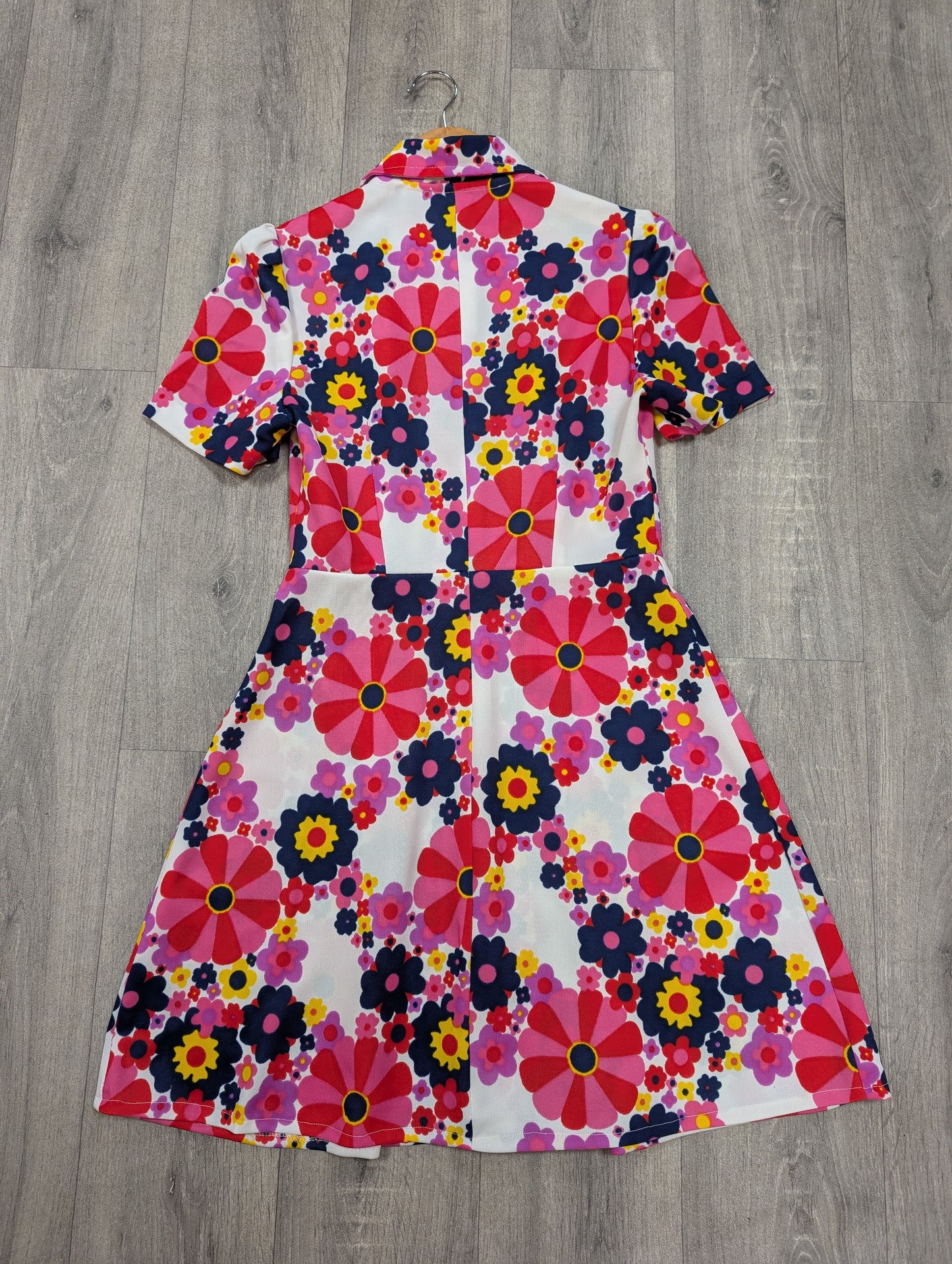 1960s John Howard floral dress - S/10