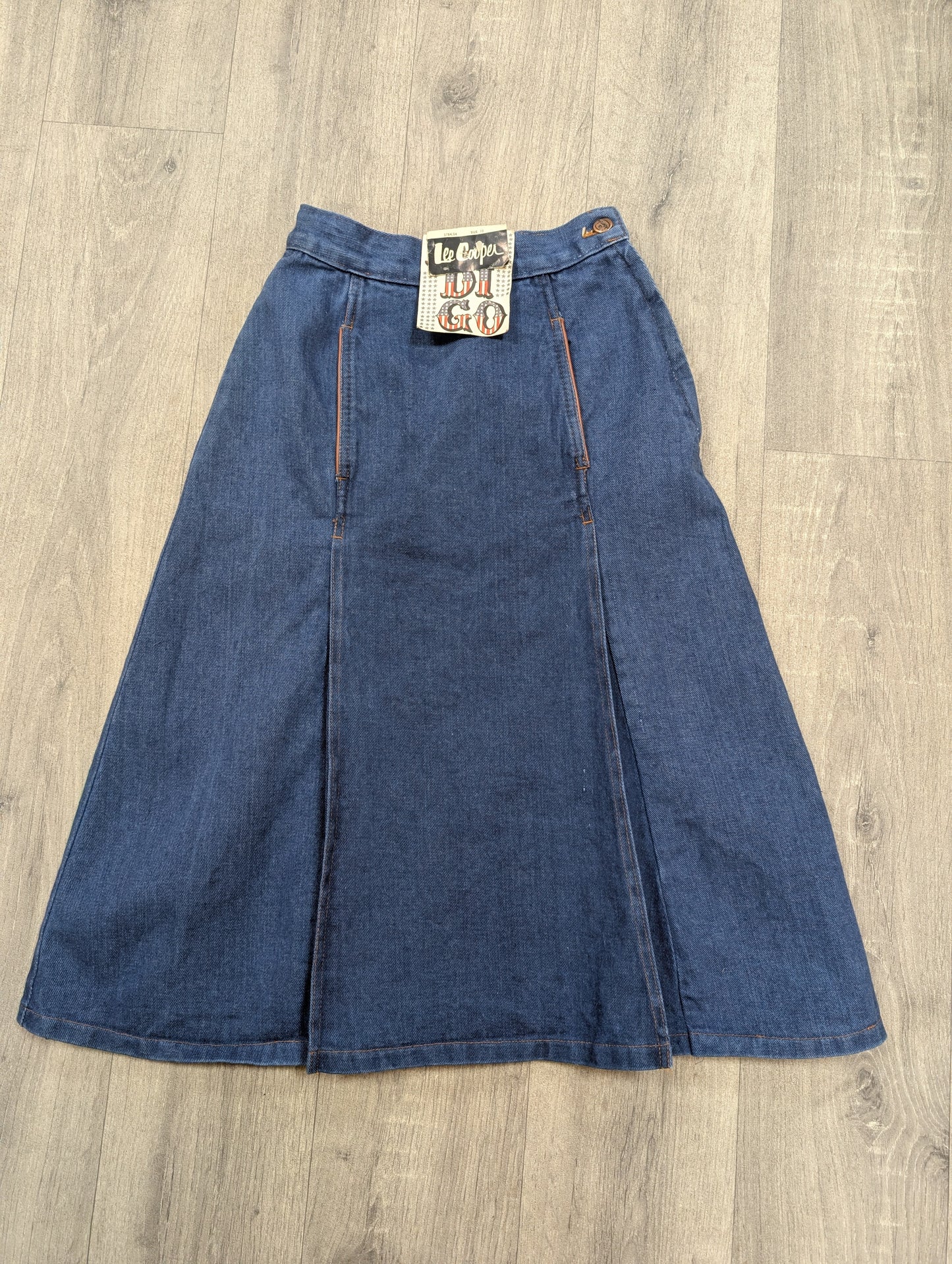 Deadstock 1970s Lee Cooper denim skirt - 23" waist