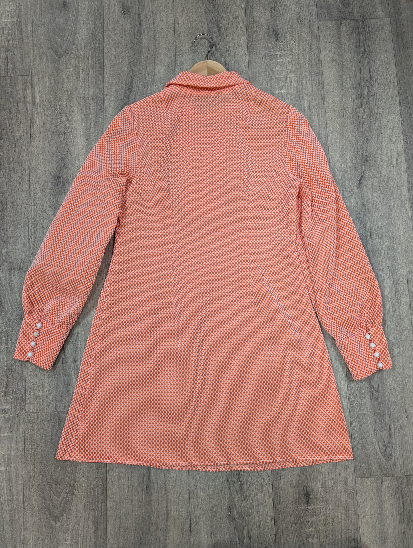 1960s beagle collar mini dress - S/8/10