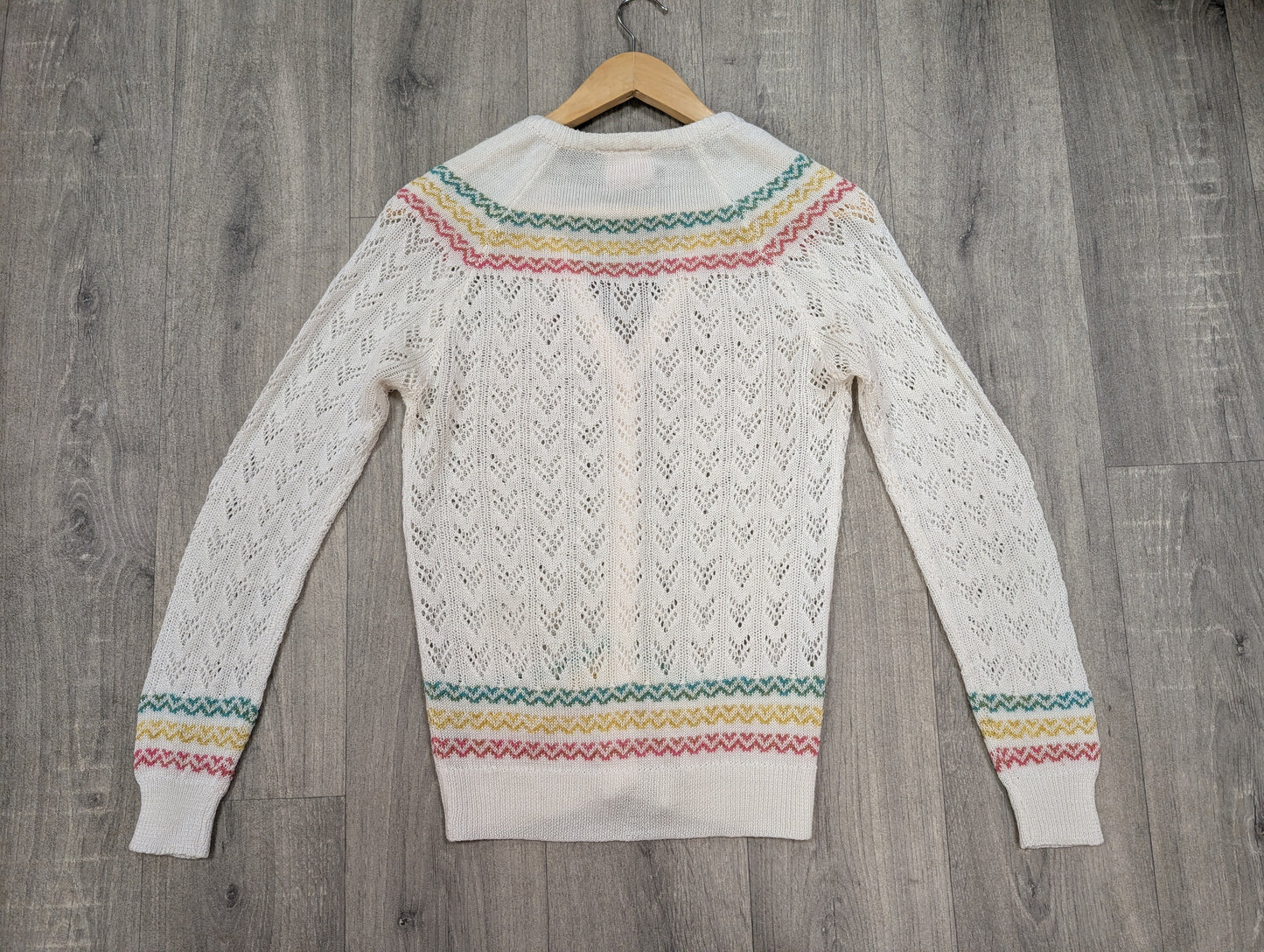 1980s Sunhanit knitted acrylic & lurex 2 piece - XS/S