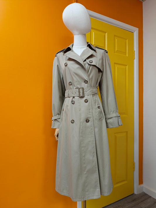 1980s St Michael trench coat - S