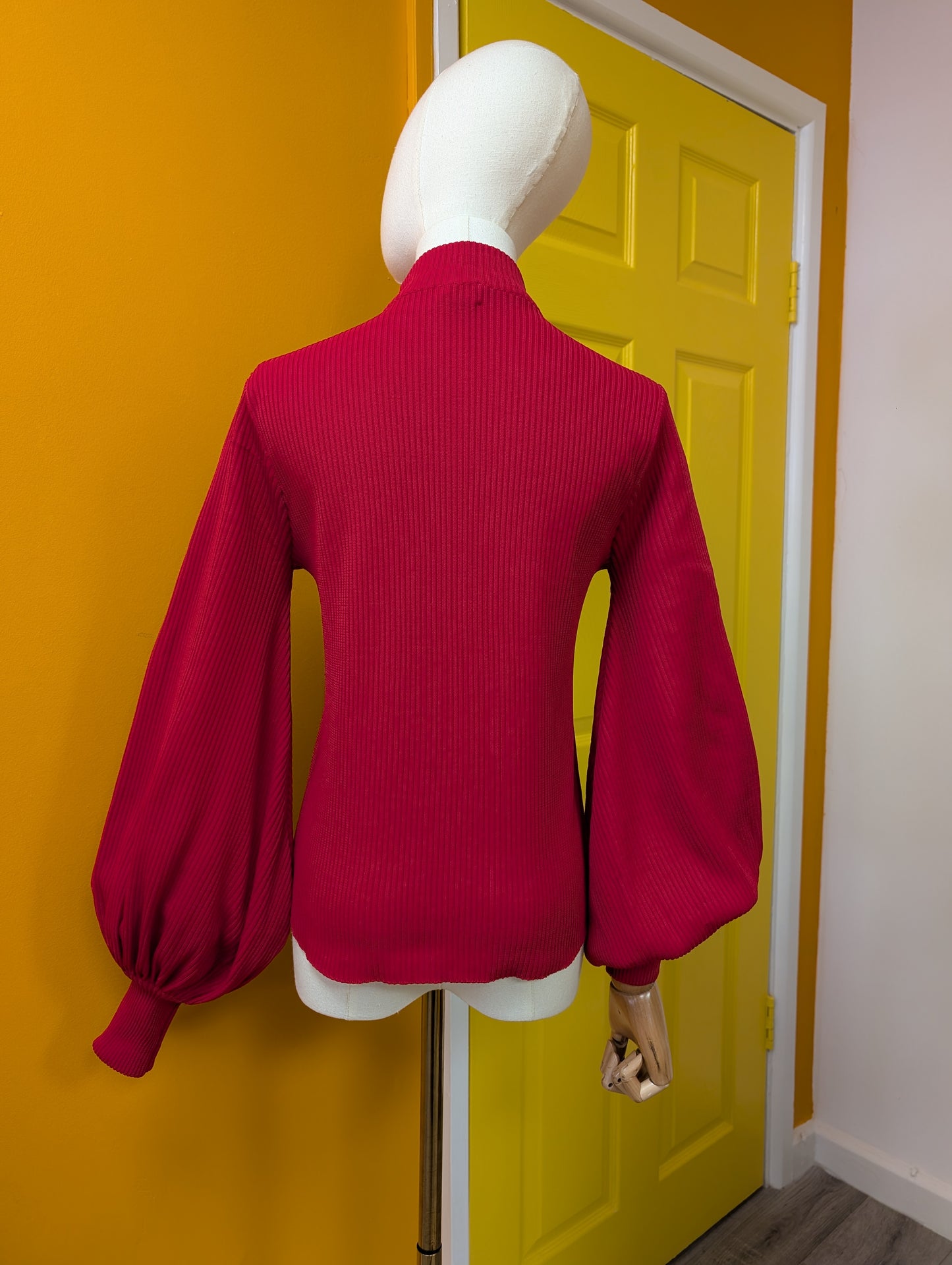 1970s Jersey Masters pink top - S/M