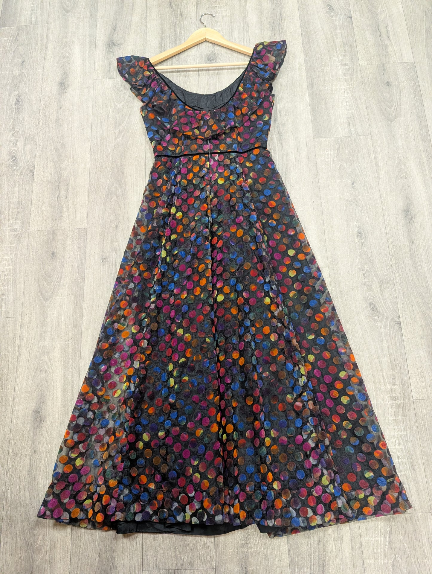 1970s Robert Dorland maxi dress - S/8