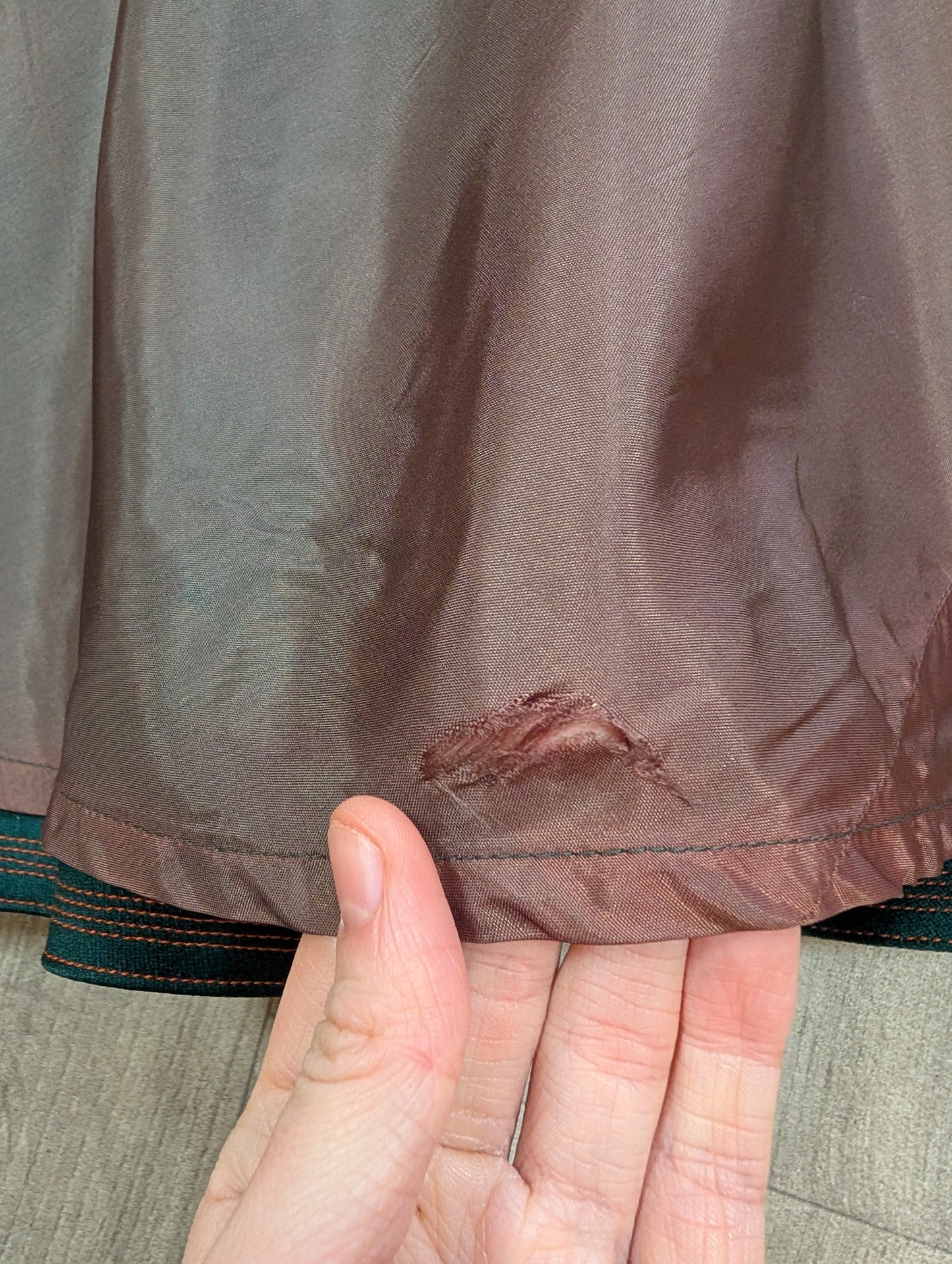 1970s Jean & Martin Pallant green wool suit - XS/S/6/8