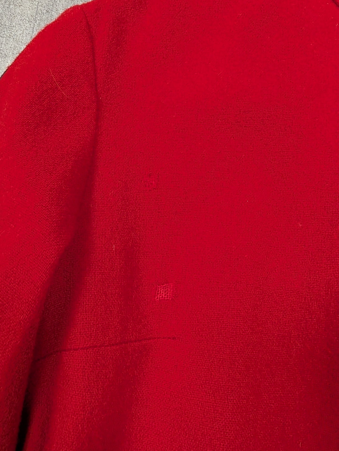 1960s Twiggy red wool mini dress - XS/S