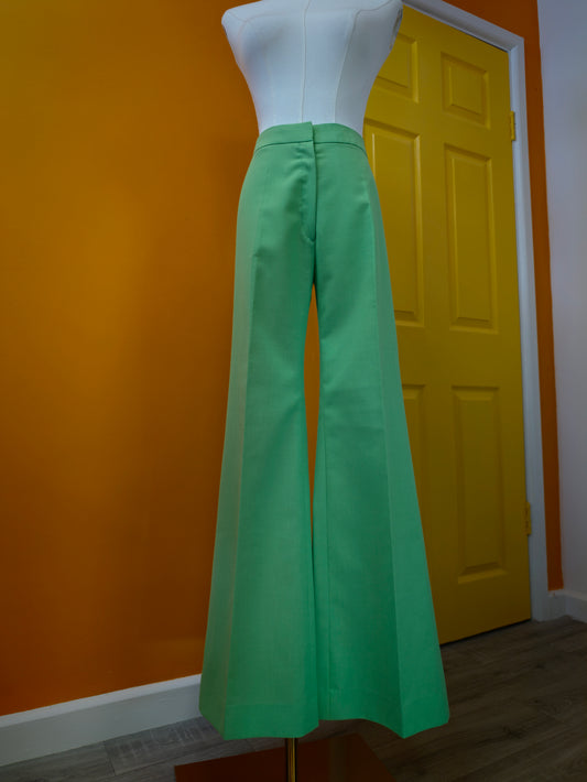 1970s Berkertex Boutique green flares