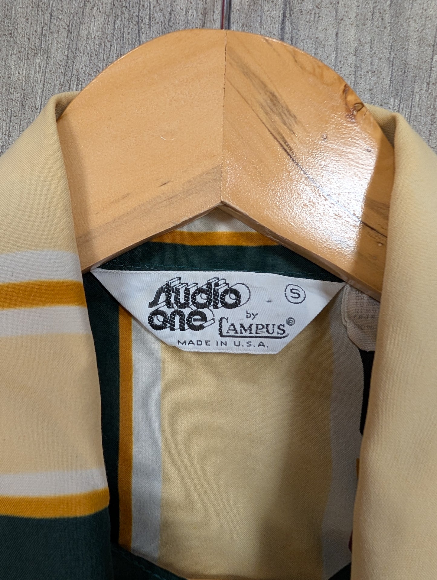 1970s Studio One by Campus novelty print shirt