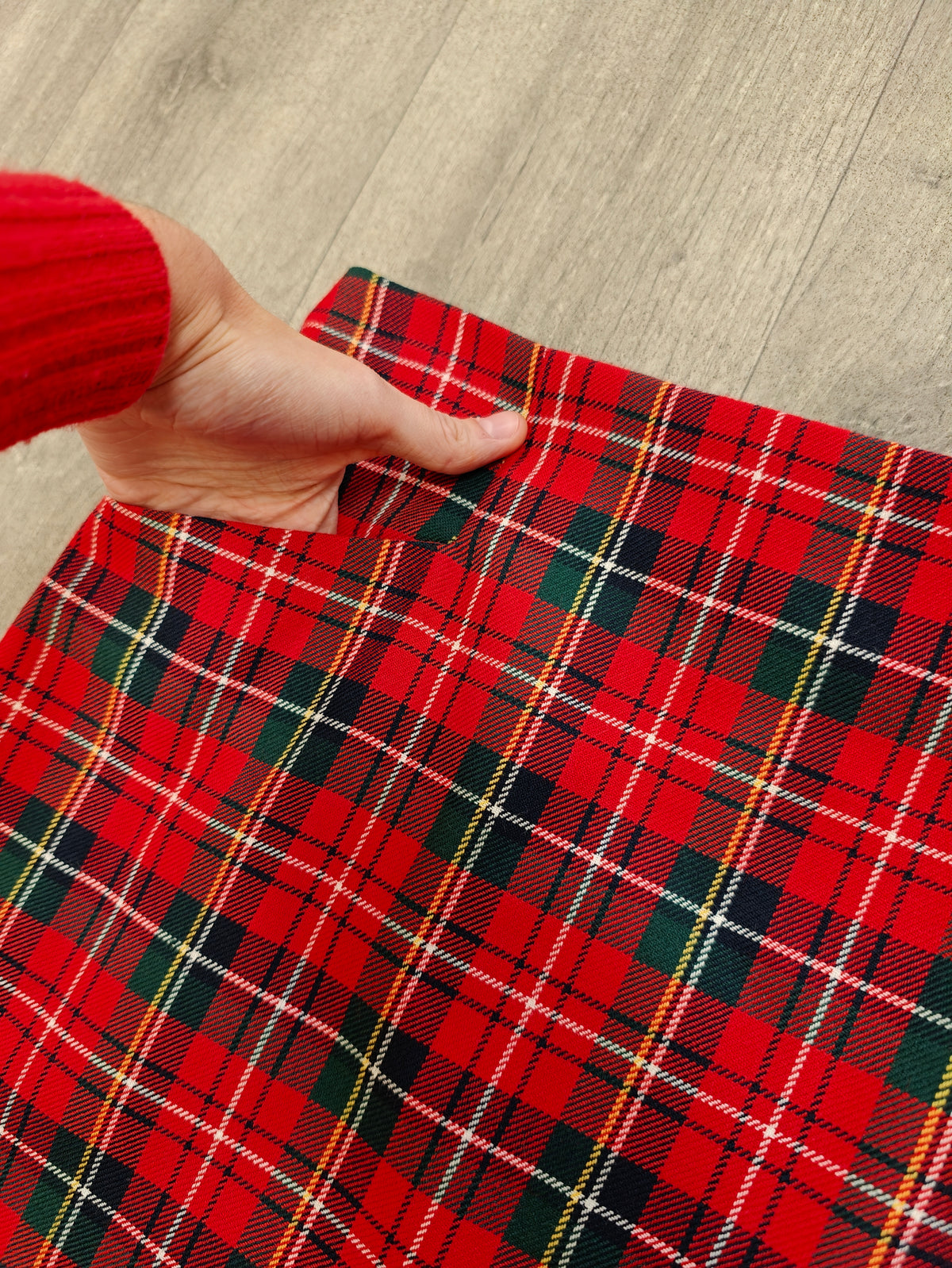 1980s St Michael tartan skirt - 31" waist
