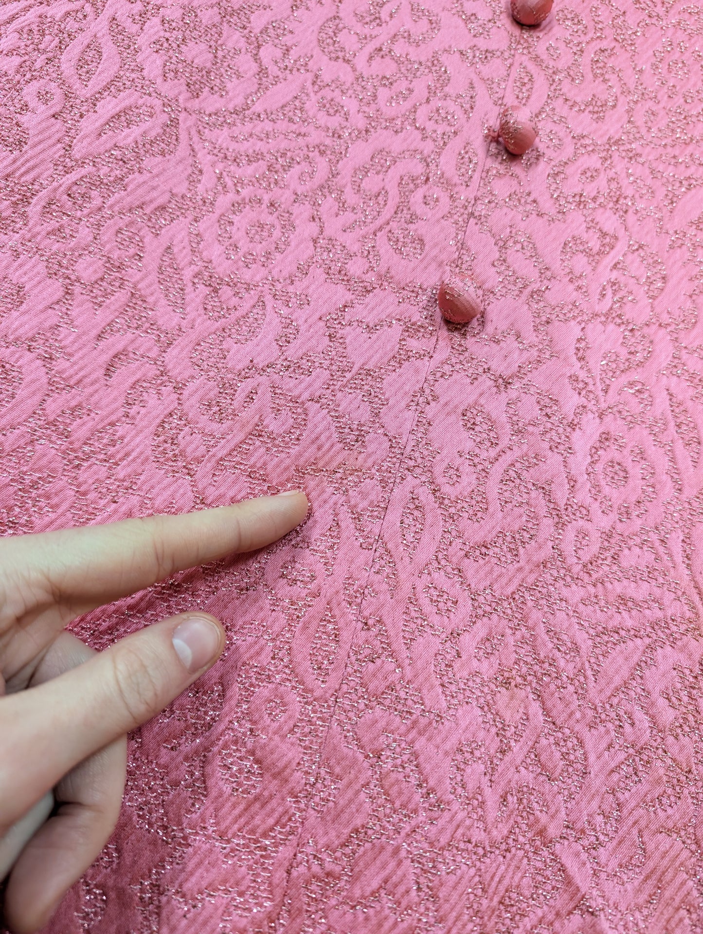 1960s Peter Barron pink dress - M/12/14