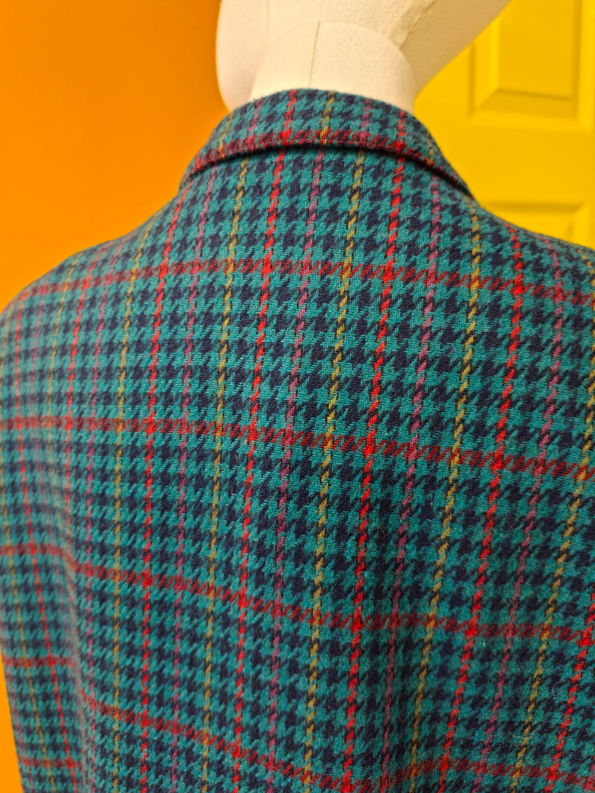 1980s Cotura check jacket - M