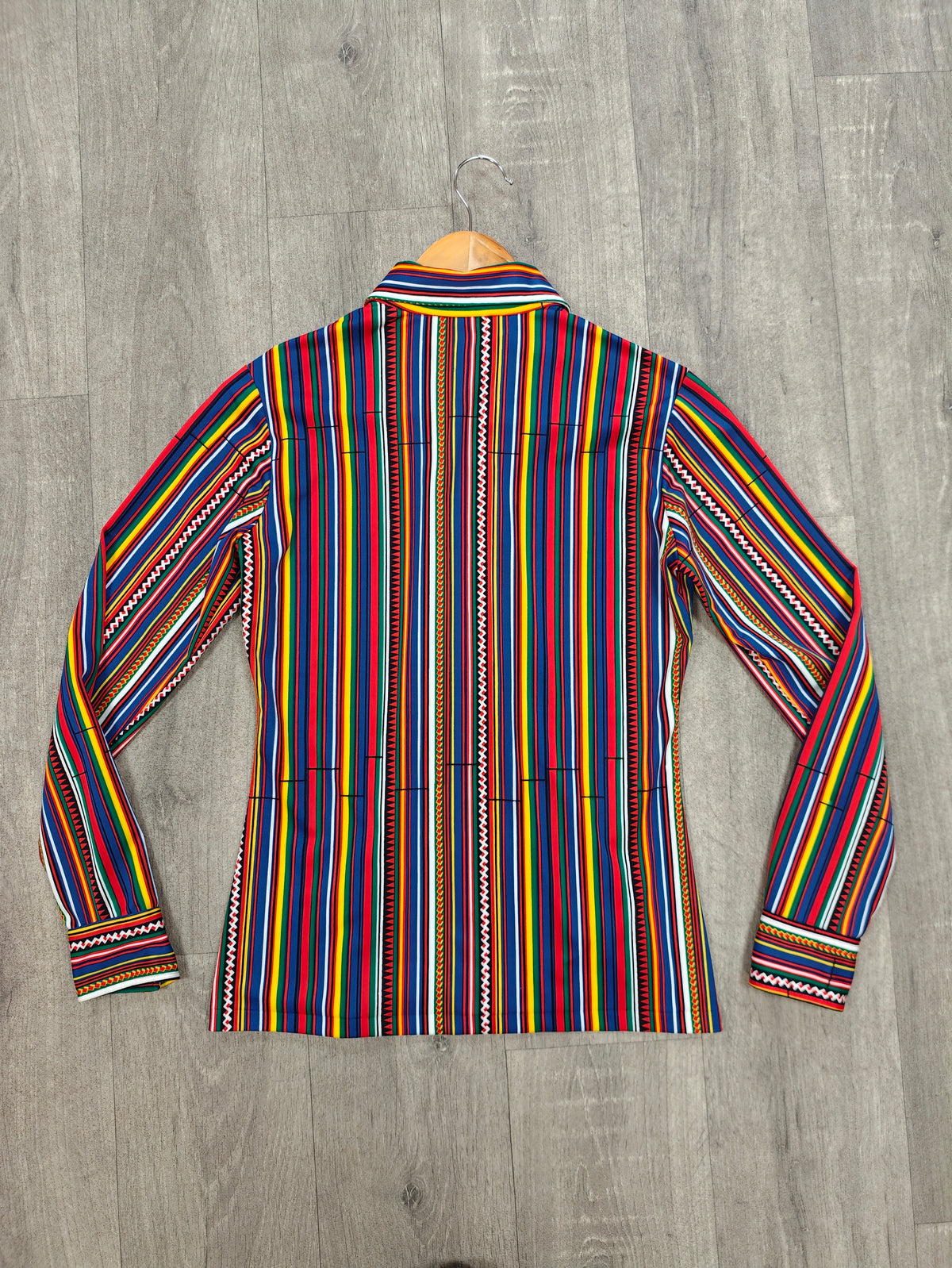 1970s dagger collar shirt - S
