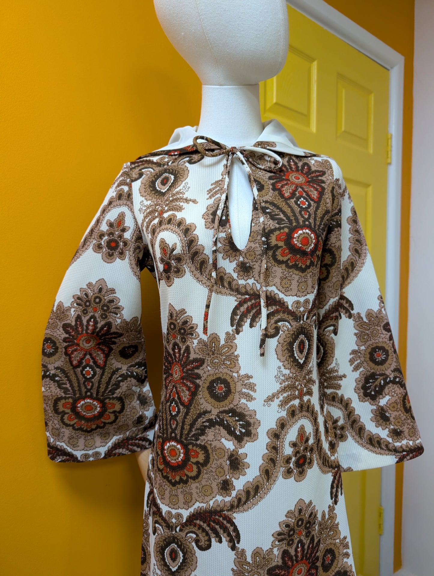 1970s West Park hooded dress - S
