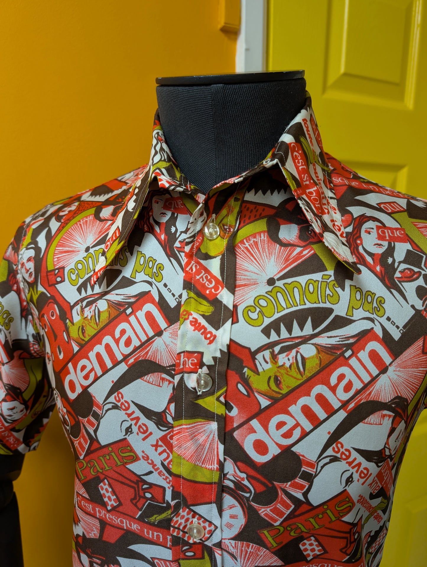 1970s Magit novelty print shirt