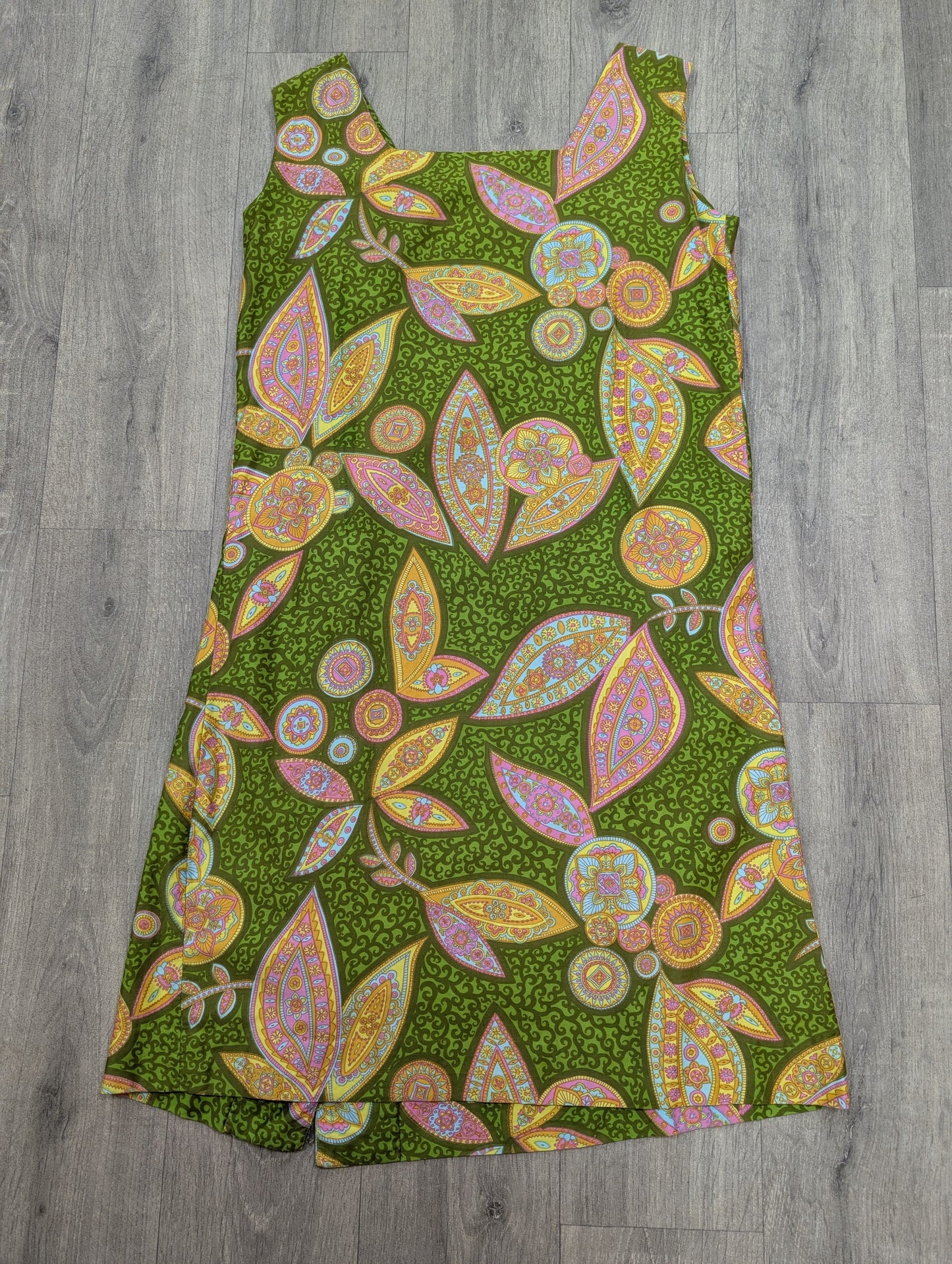 1960s Global paisley print dress - M/L/14/16