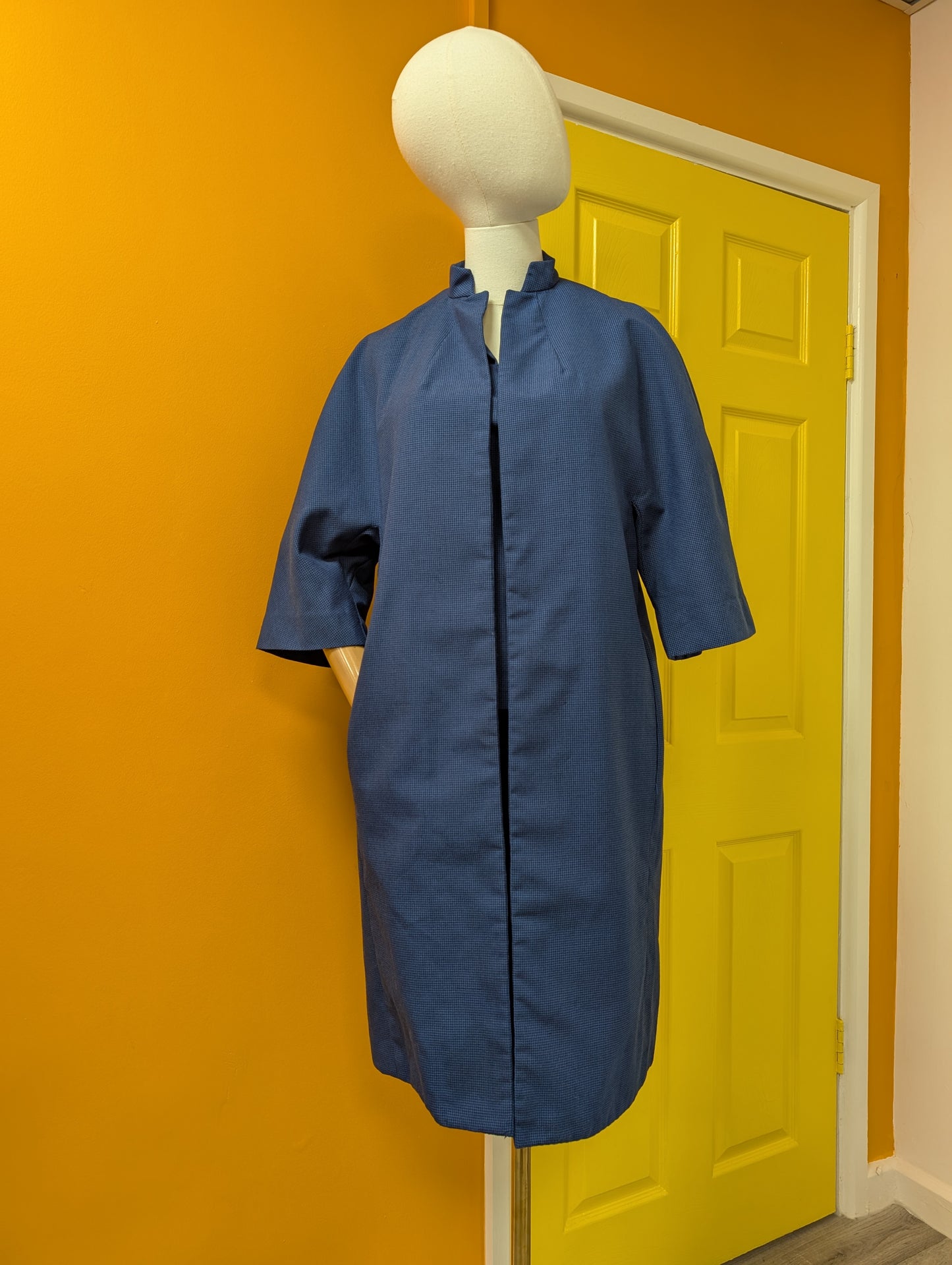 1960s blue check three piece suit - S/8