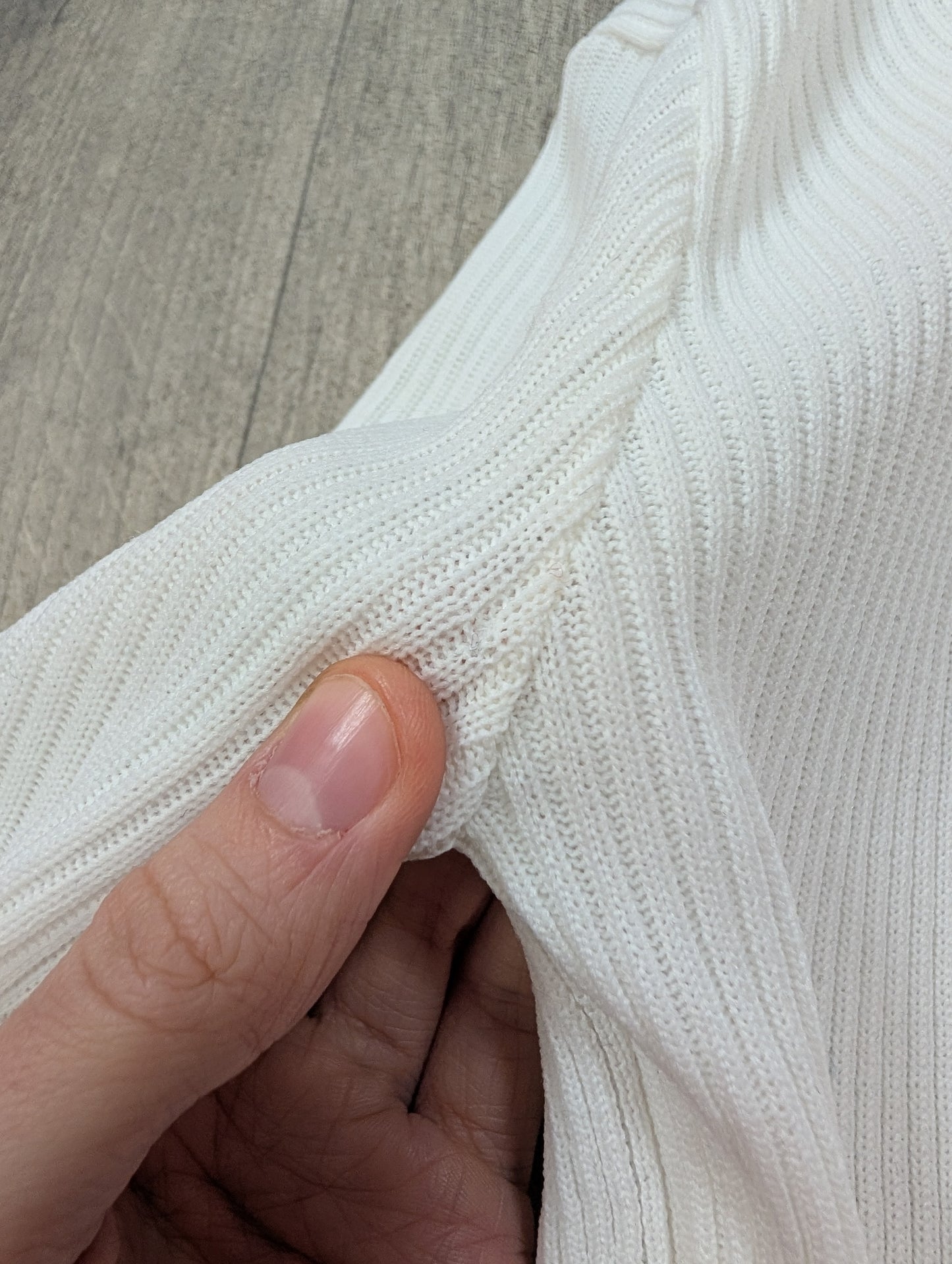 1970s Jersey Masters white bishop sleeve top