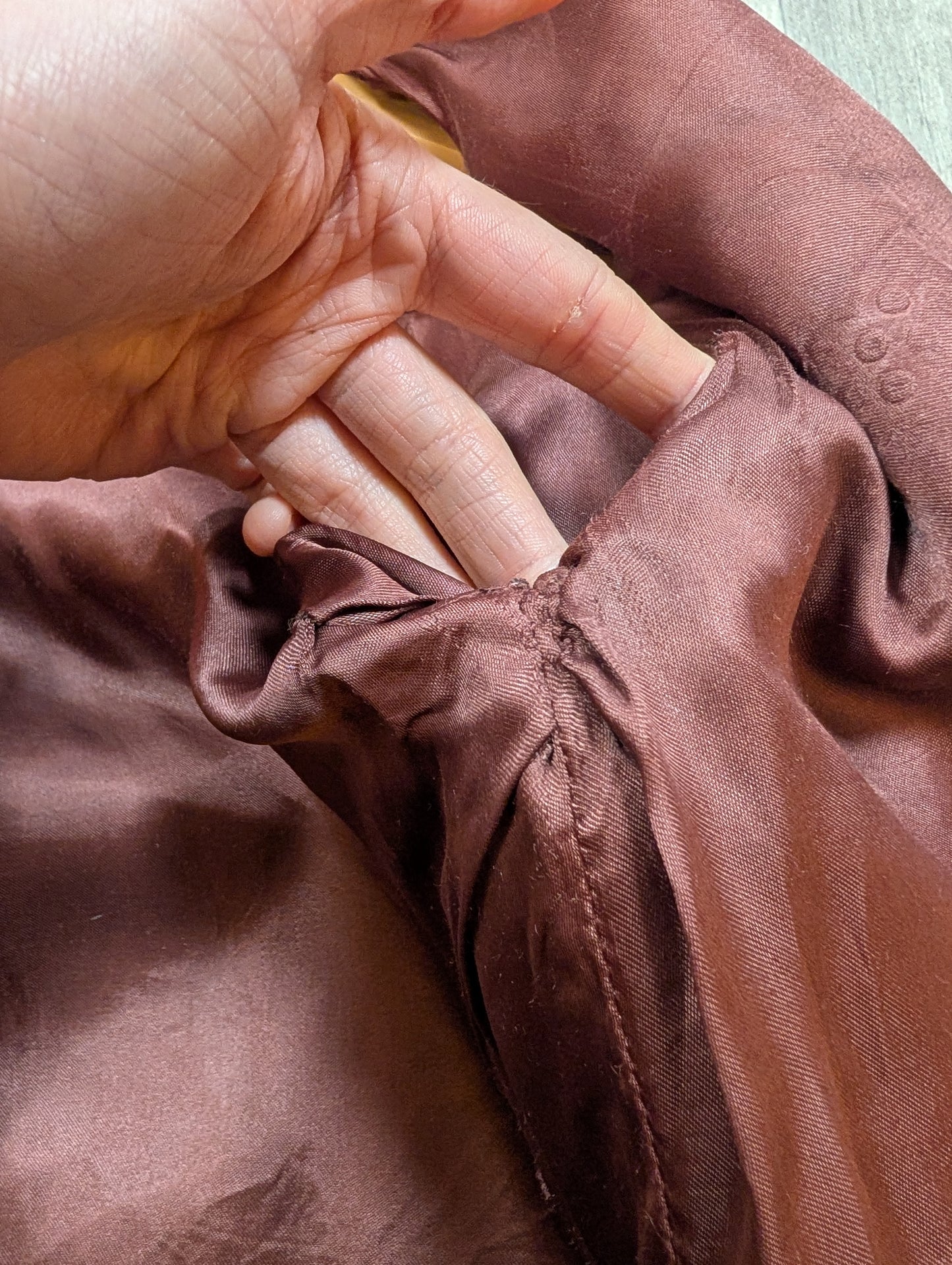 50s/60s Rumonte brown jacket - XS/S