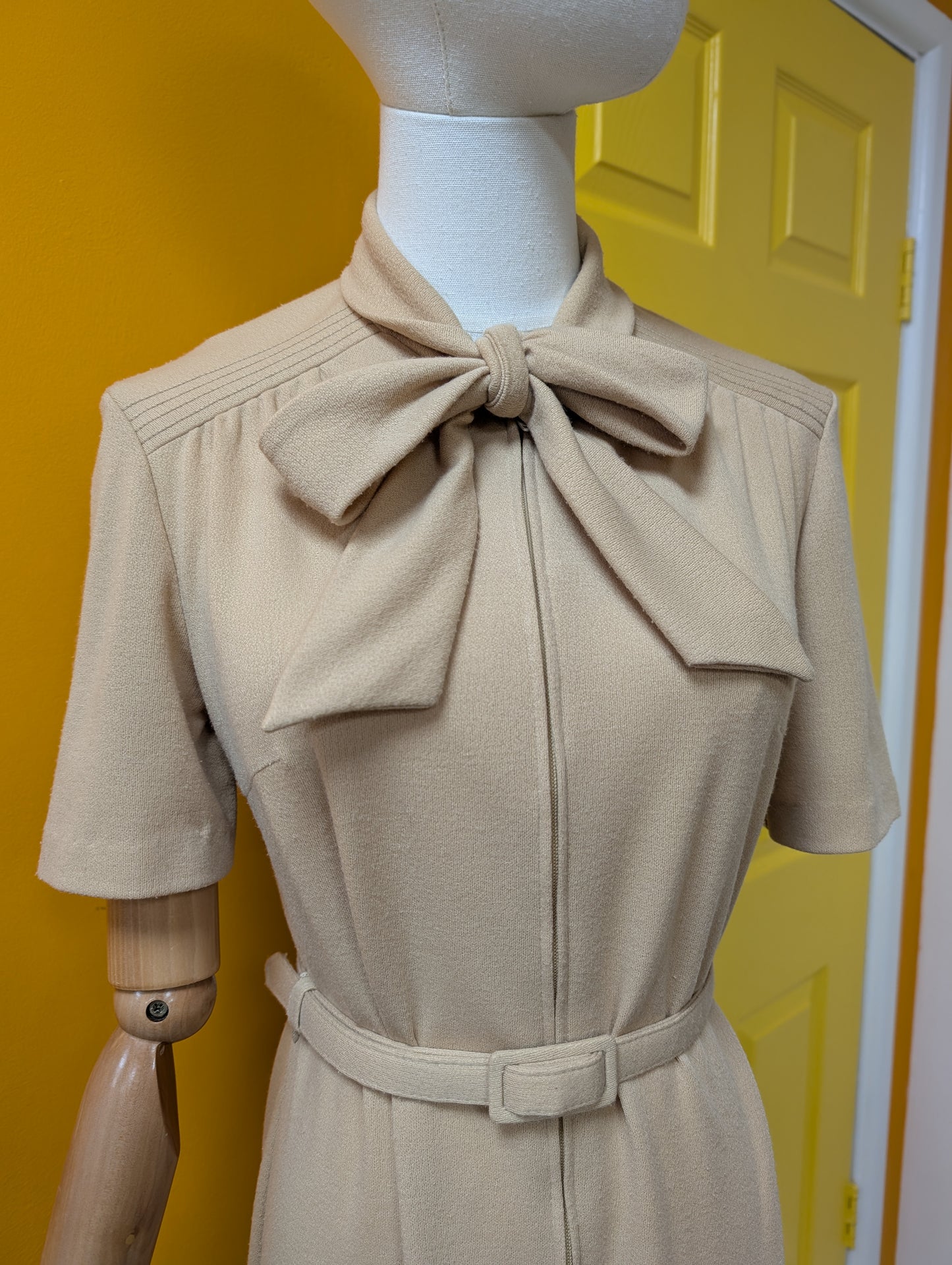 1970s Dumarsel dress and belt - S