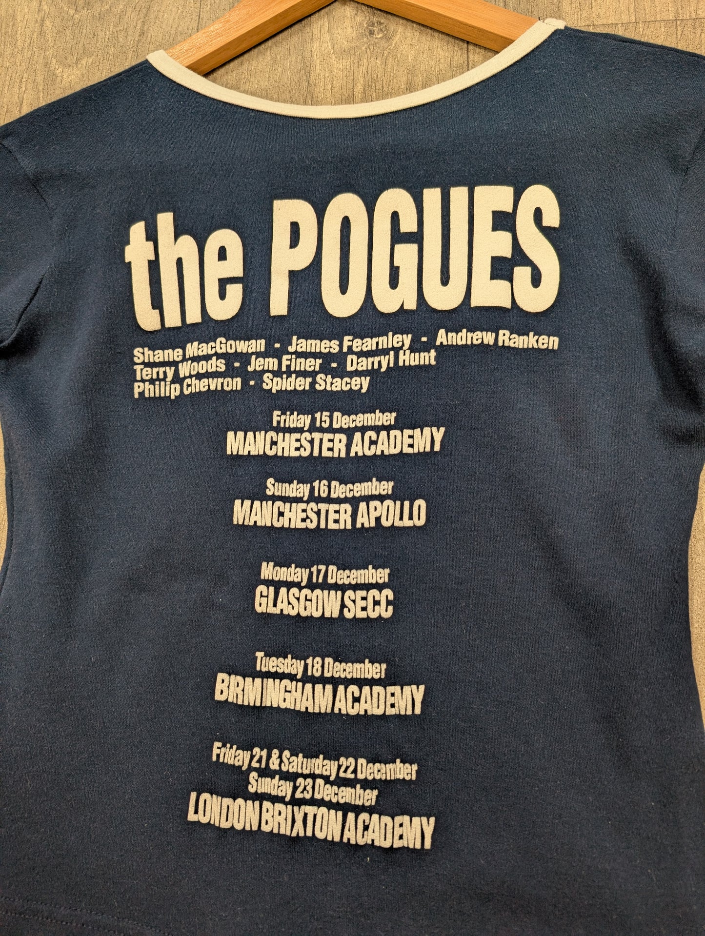 2001 The Pogues tour t-shirt - XS/S