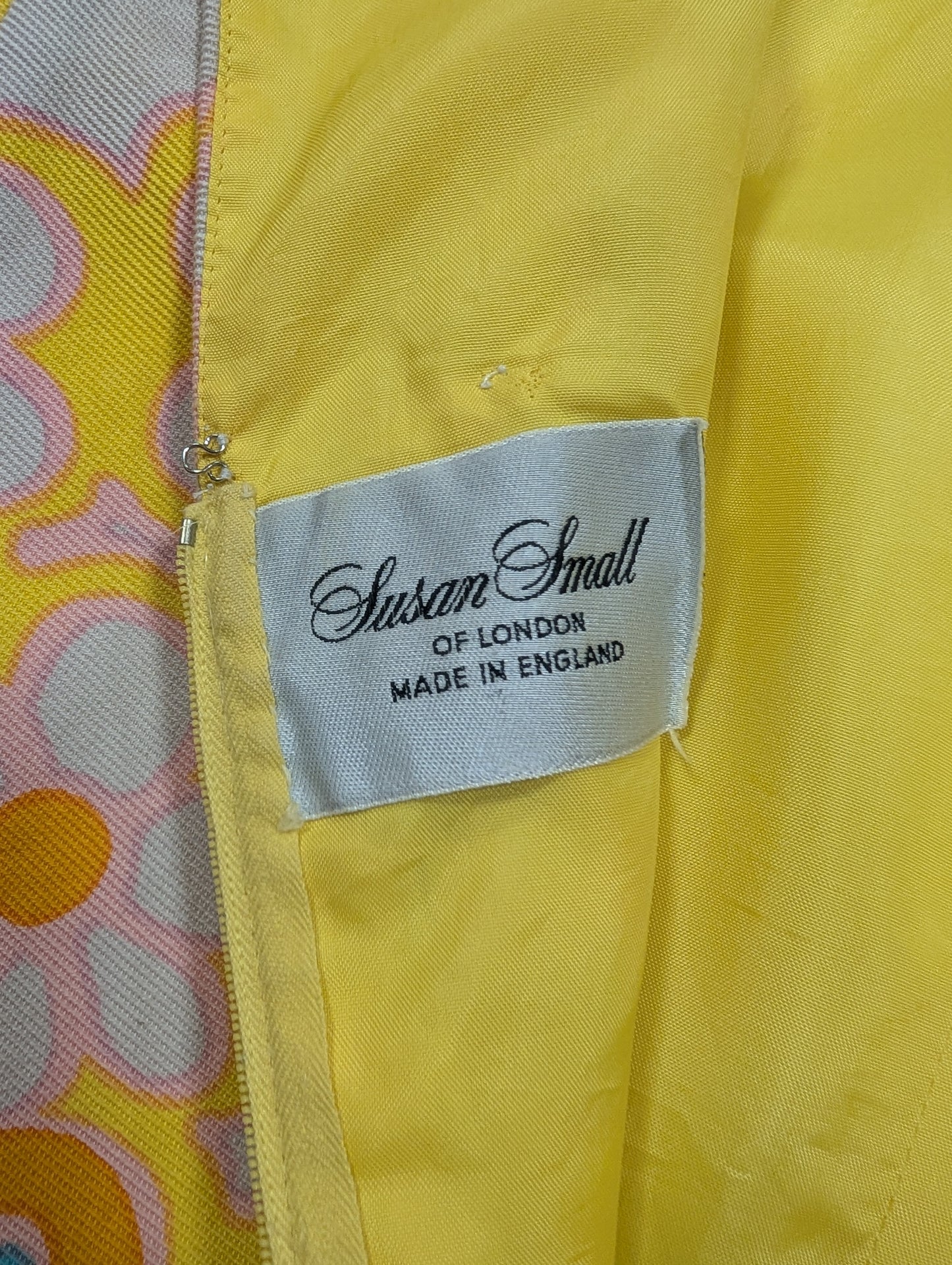 1960s Susan Small psychedelic dress - S/8