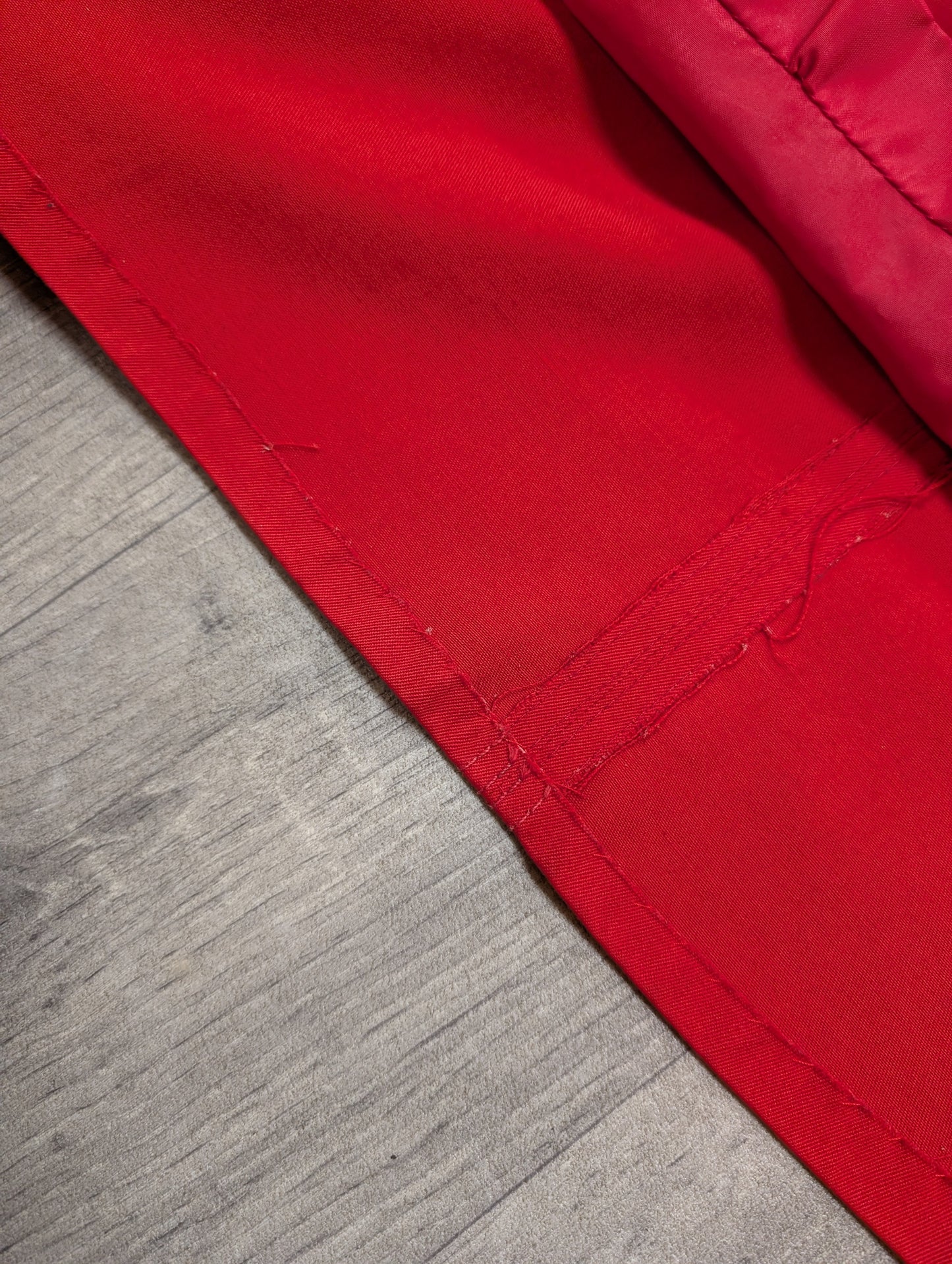 1970s St Michael red belted coat - S/M