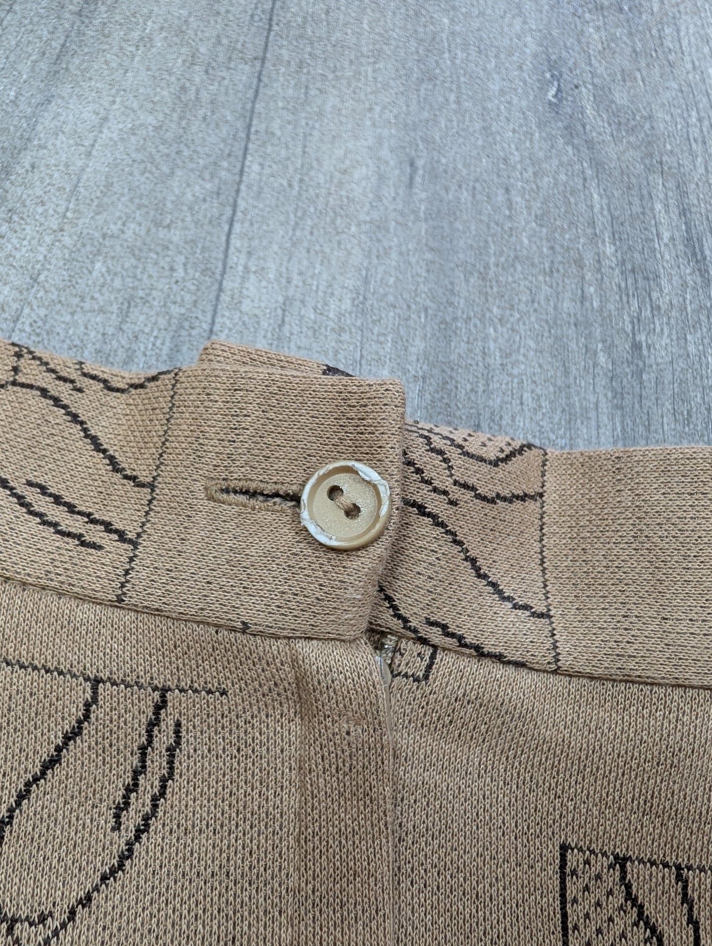FOR EM 1970s C&A novelty skirt - 28" waist