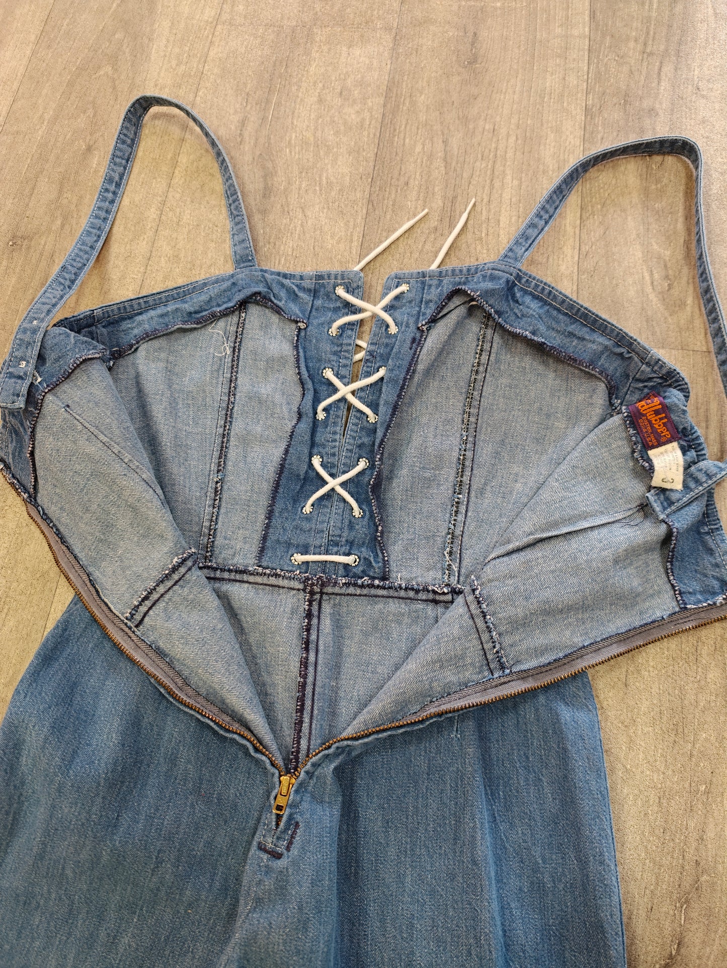 1970s Landlubber denim jumpsuit - XS/6