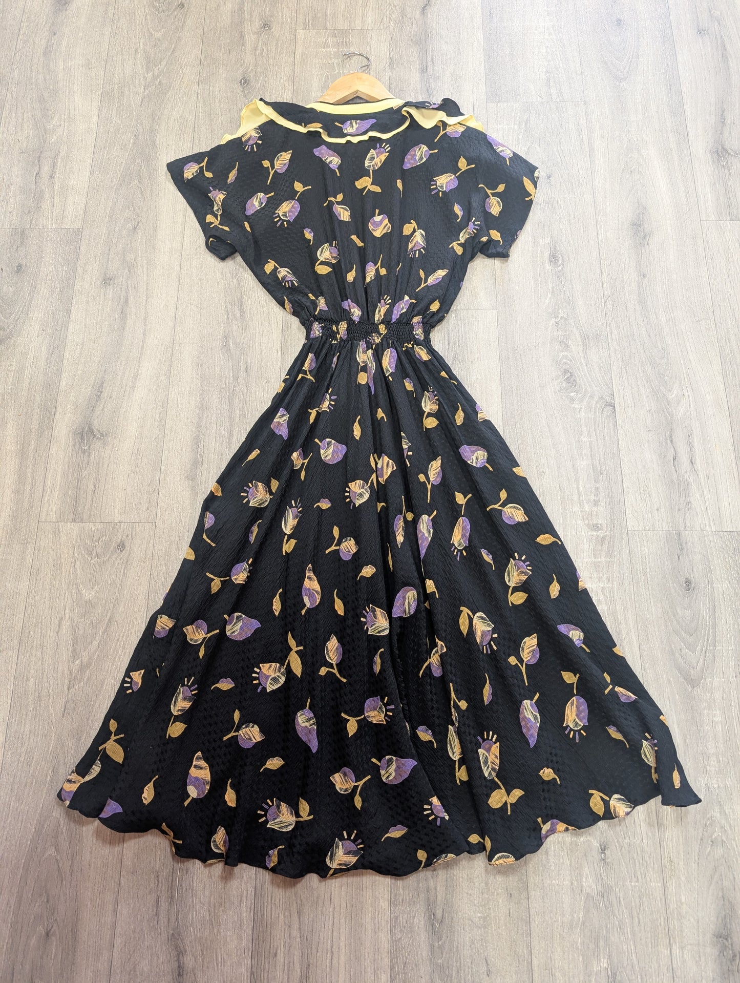 1980s Jean and Martin Pallant pure silk dress - XS/S