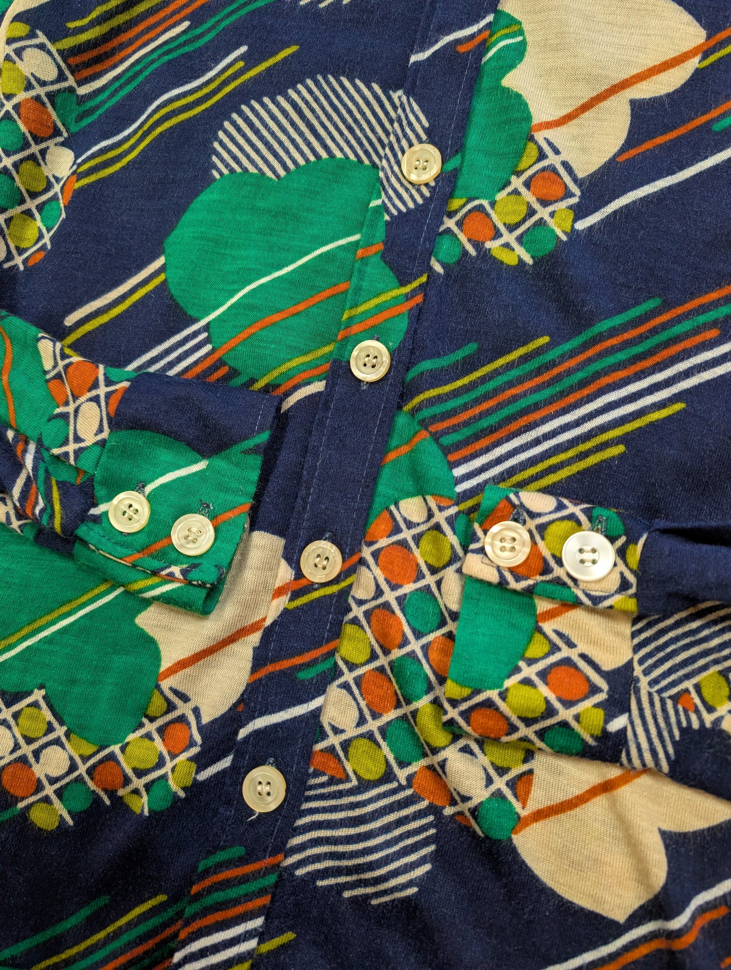 1970s Delden dagger collar shirt - S