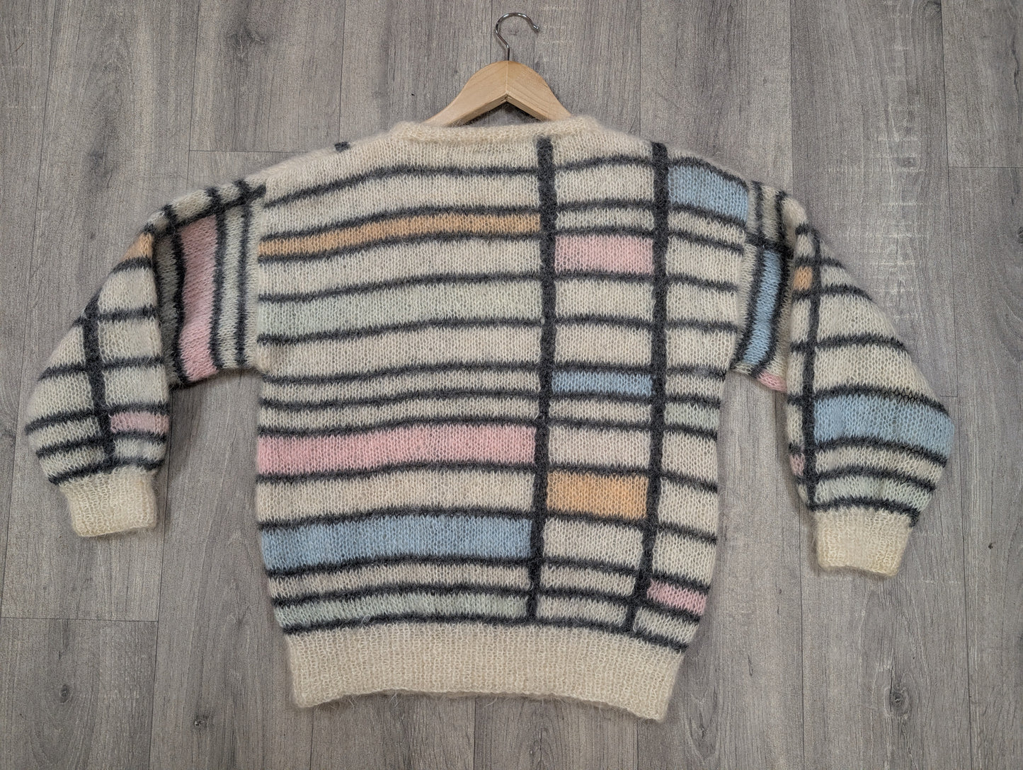 1980s Manhattan mohair/wool blend jumper - S/M