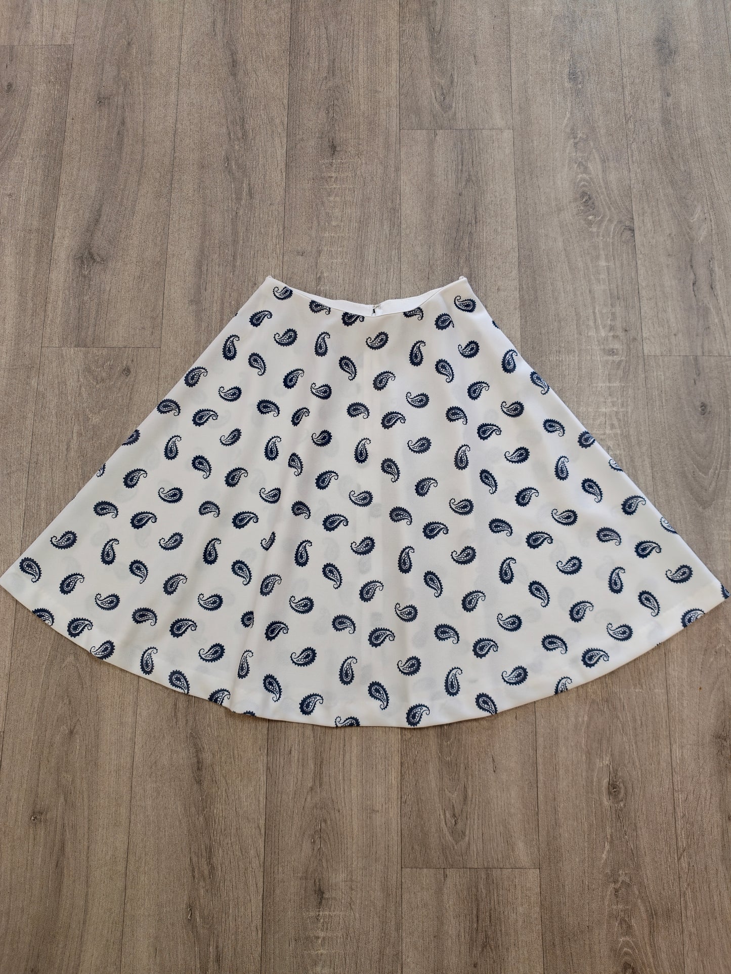 1970s paisley top and skirt - XS