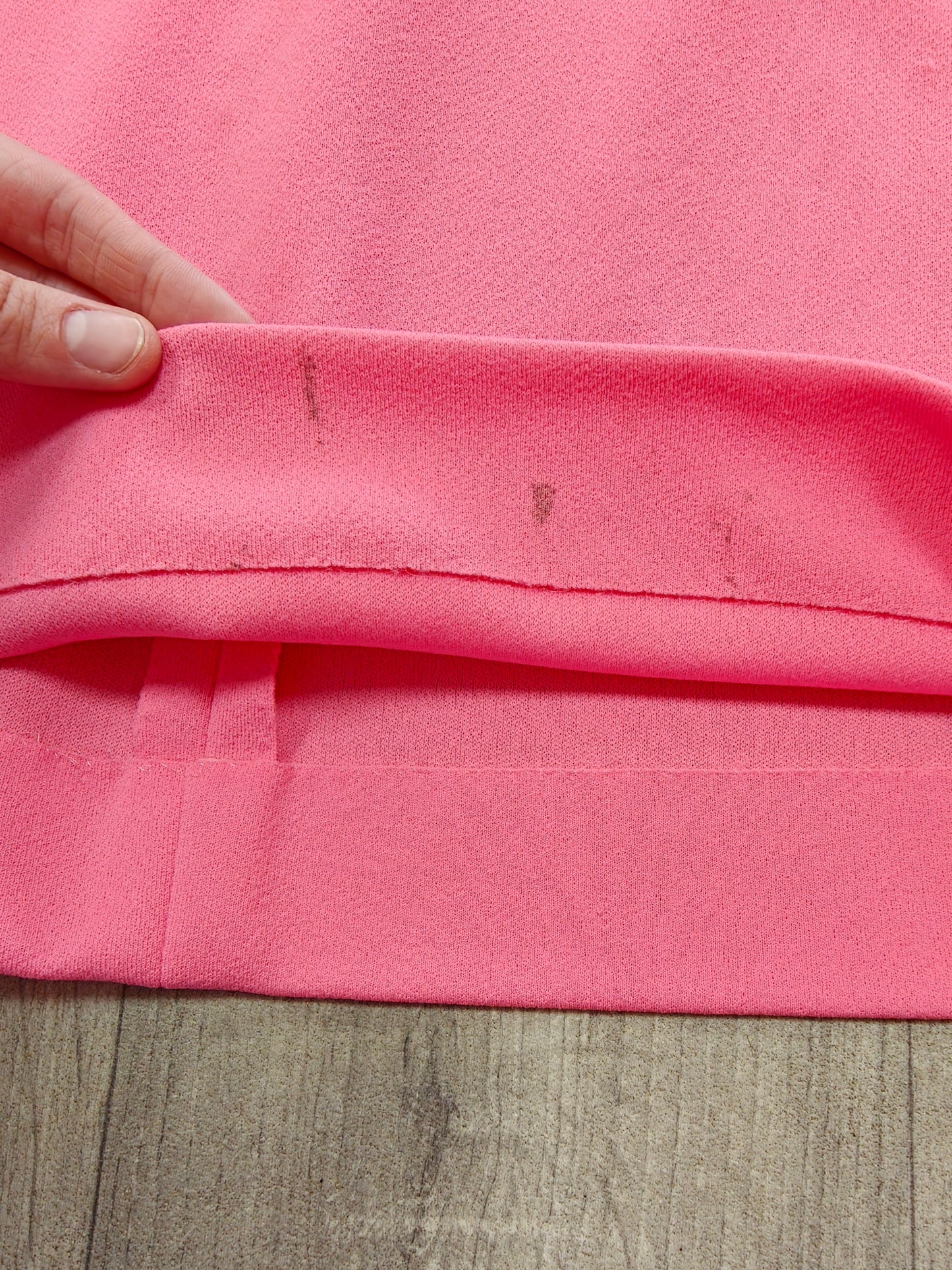 1970s pink dress - M/12/14