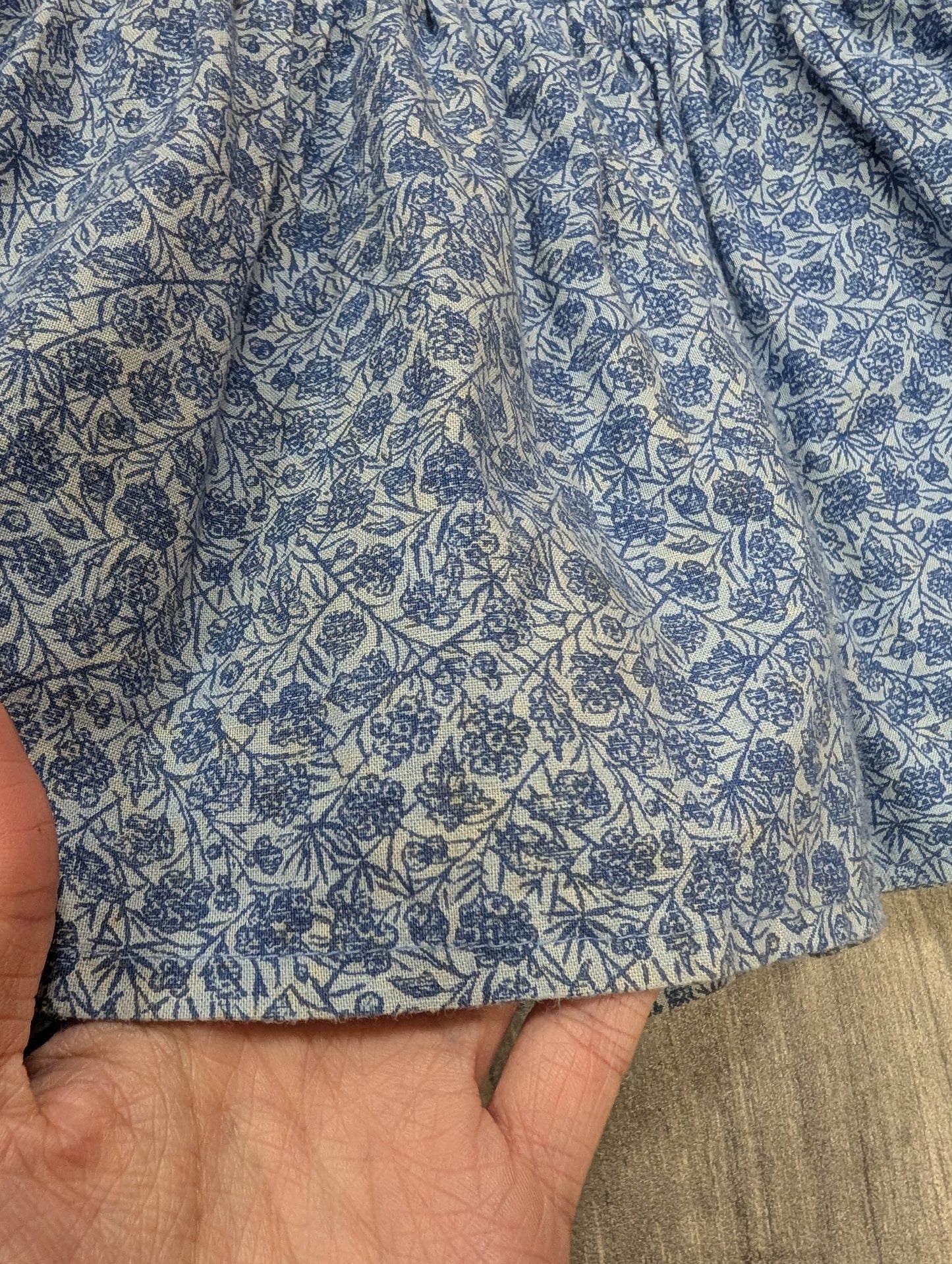 Gorgeous 1970s Laura Ashley made in Wales cotton maxi dress - XS/6/8