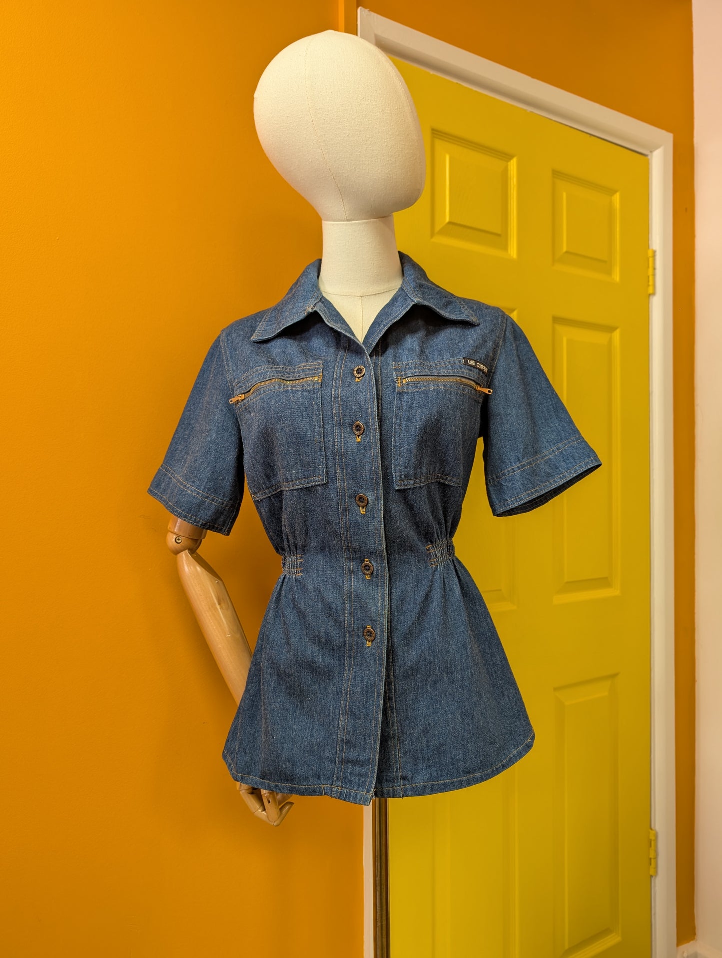 1970s Lee Cooper denim shirt - 10/12