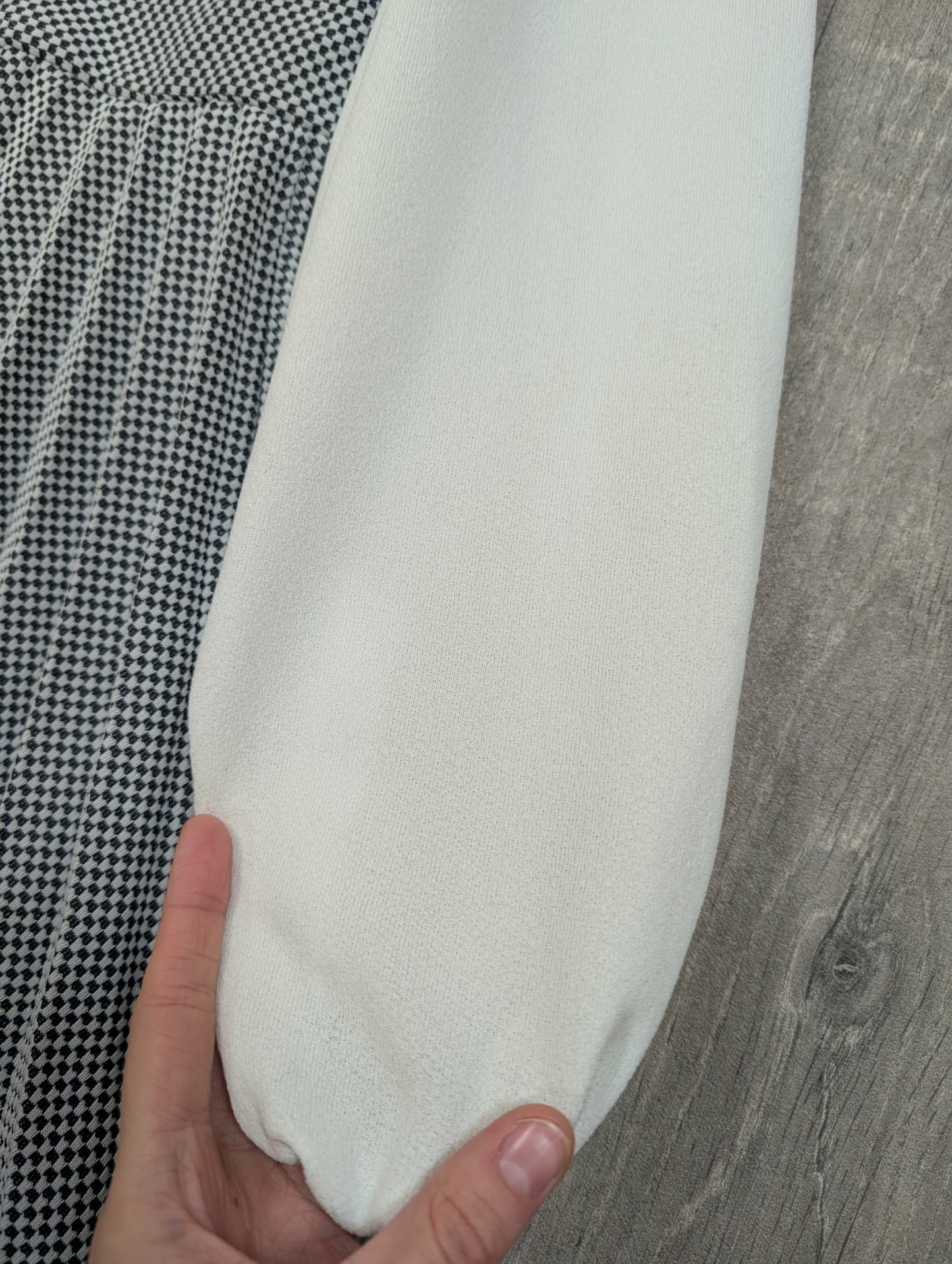 1970s Richard Shops black/white dress - XS/6/8