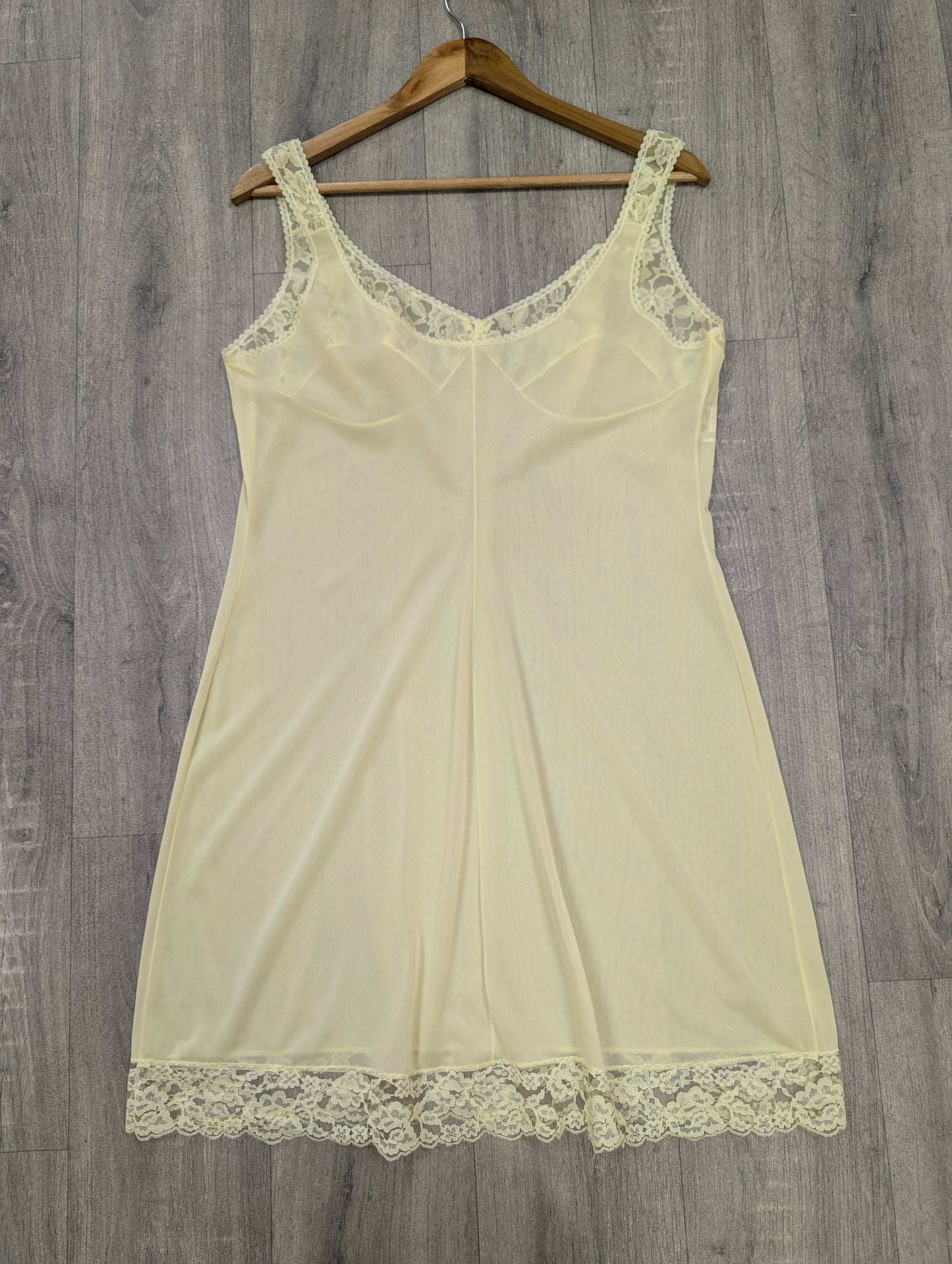 60s/70s Kayser yellow nightdress - M