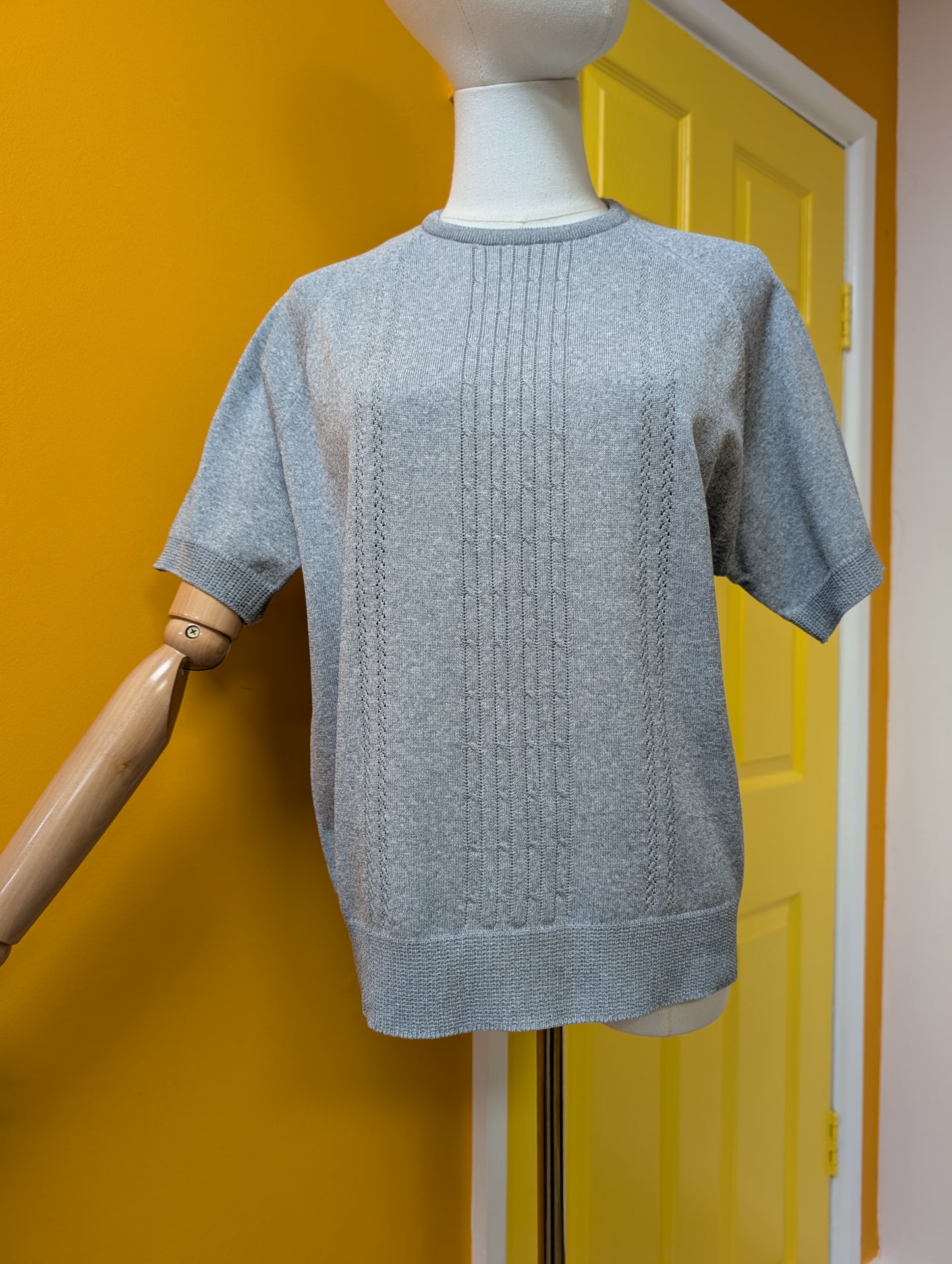 Gilwear grey nylon jumper -M/L