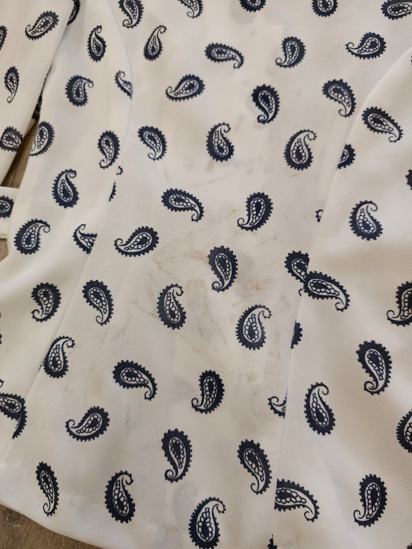 1970s paisley top and skirt - XS