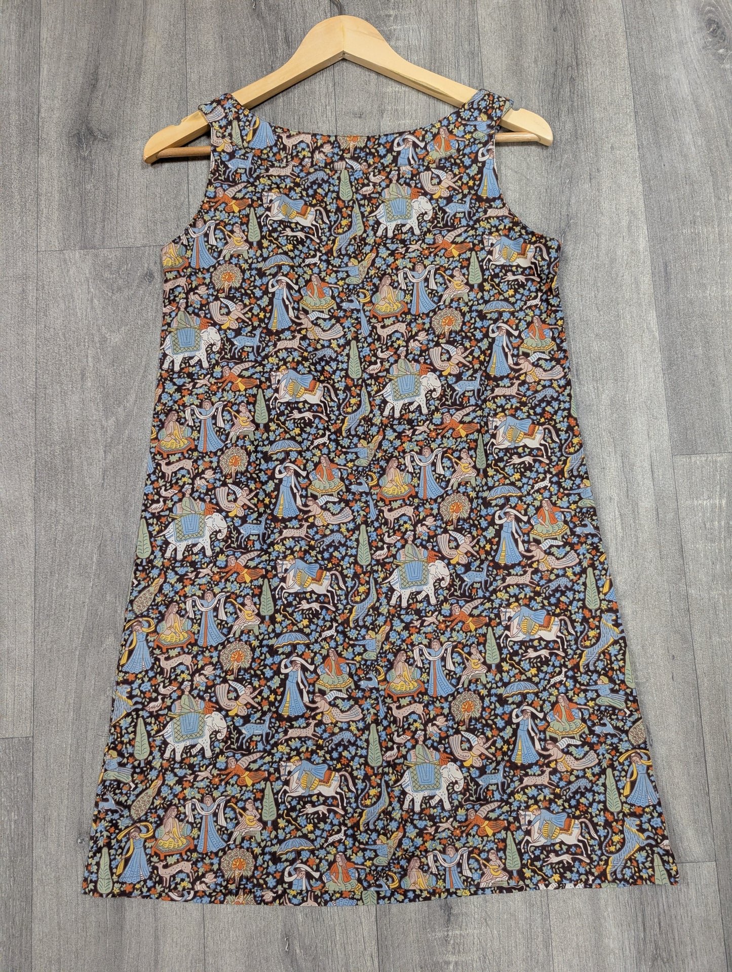 1960s Warrender Liberty fabric novelty print cotton dress - S/8