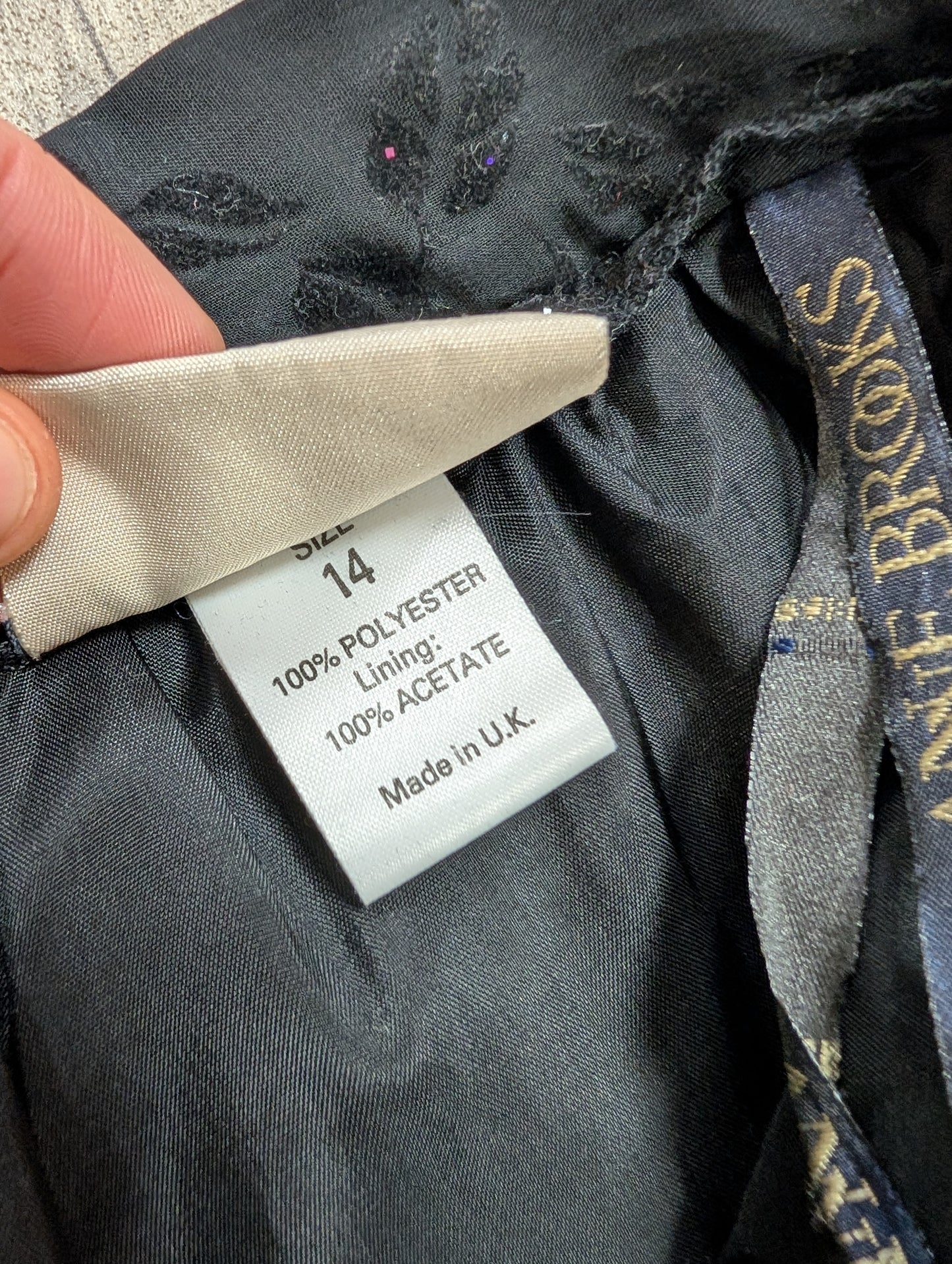 1980s Anne Brooks sparkly skirt - 28" waist