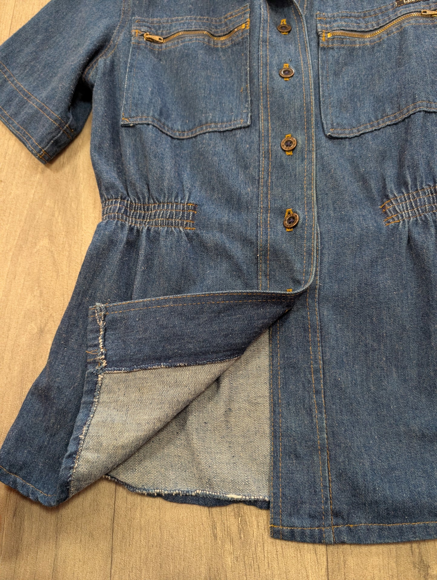 1970s Lee Cooper denim shirt - 10/12
