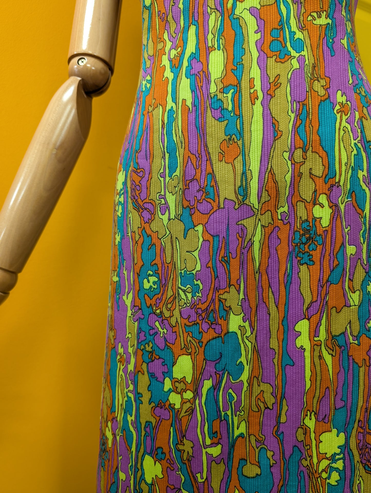 1960s Ladies Pride psychedelic dress - S/10